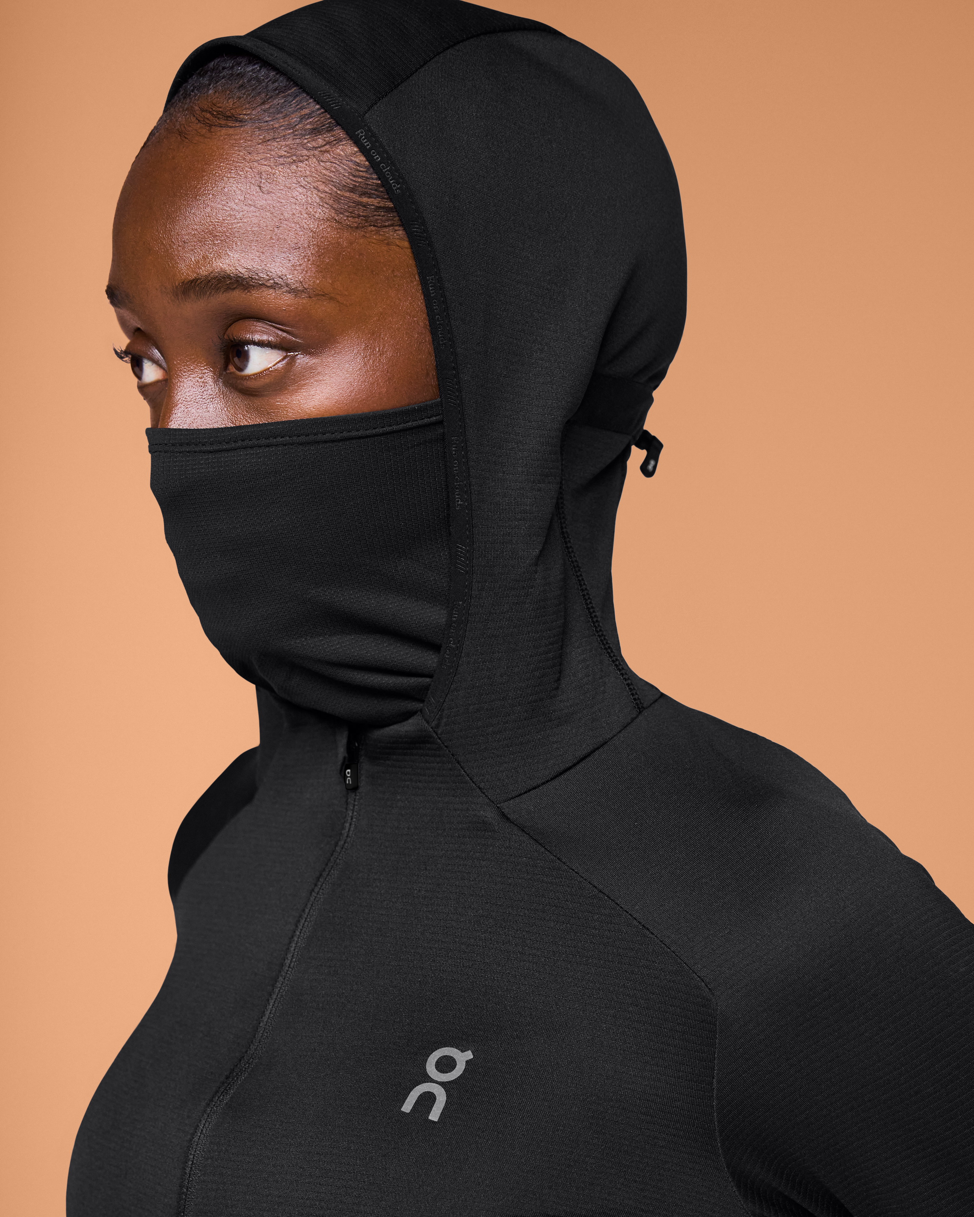 On Climate Zip Hoodie Black Femme Sweats à capuche et sweats