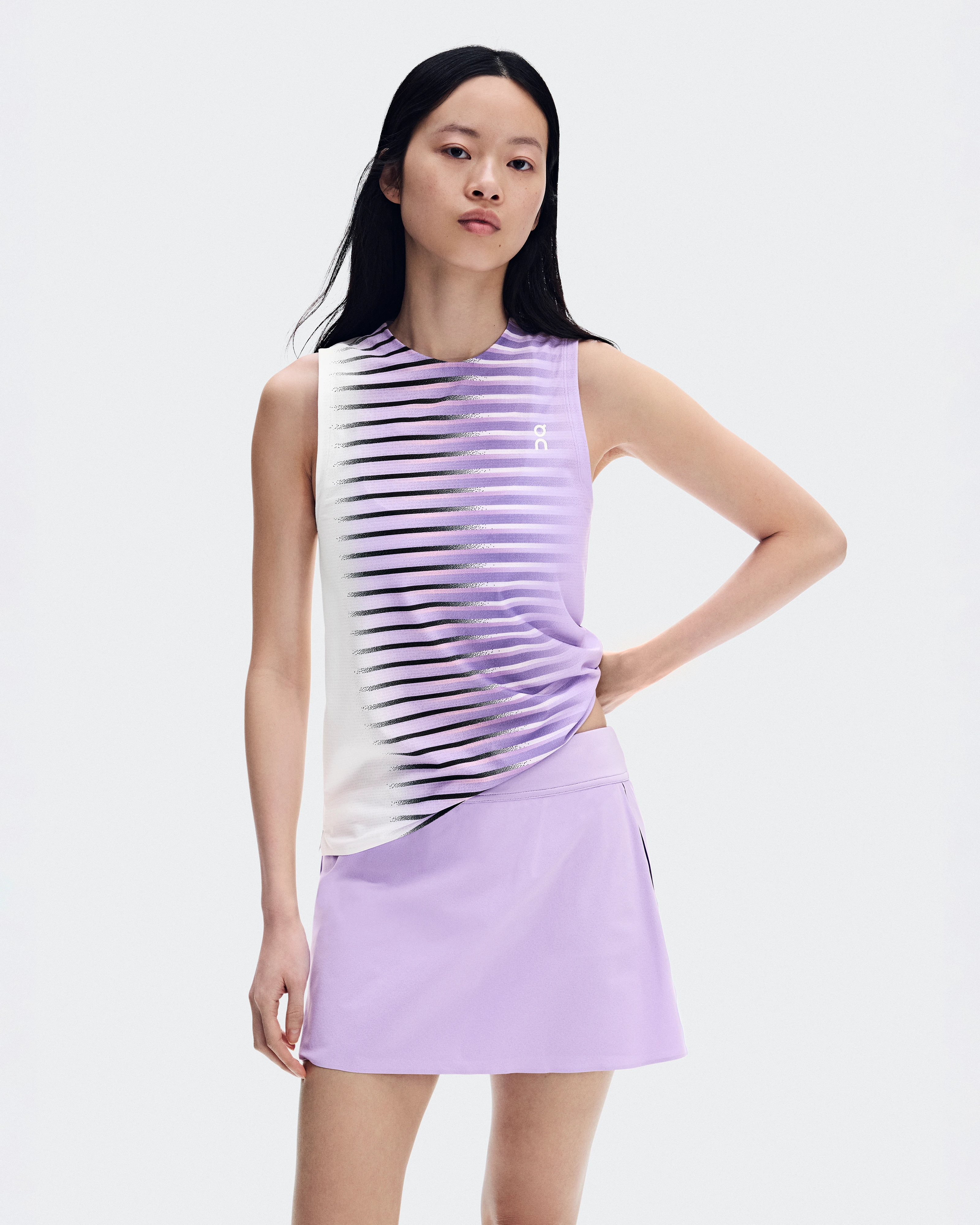 On Court Tank Edge Bloom & White Femme Hauts et t-shirts