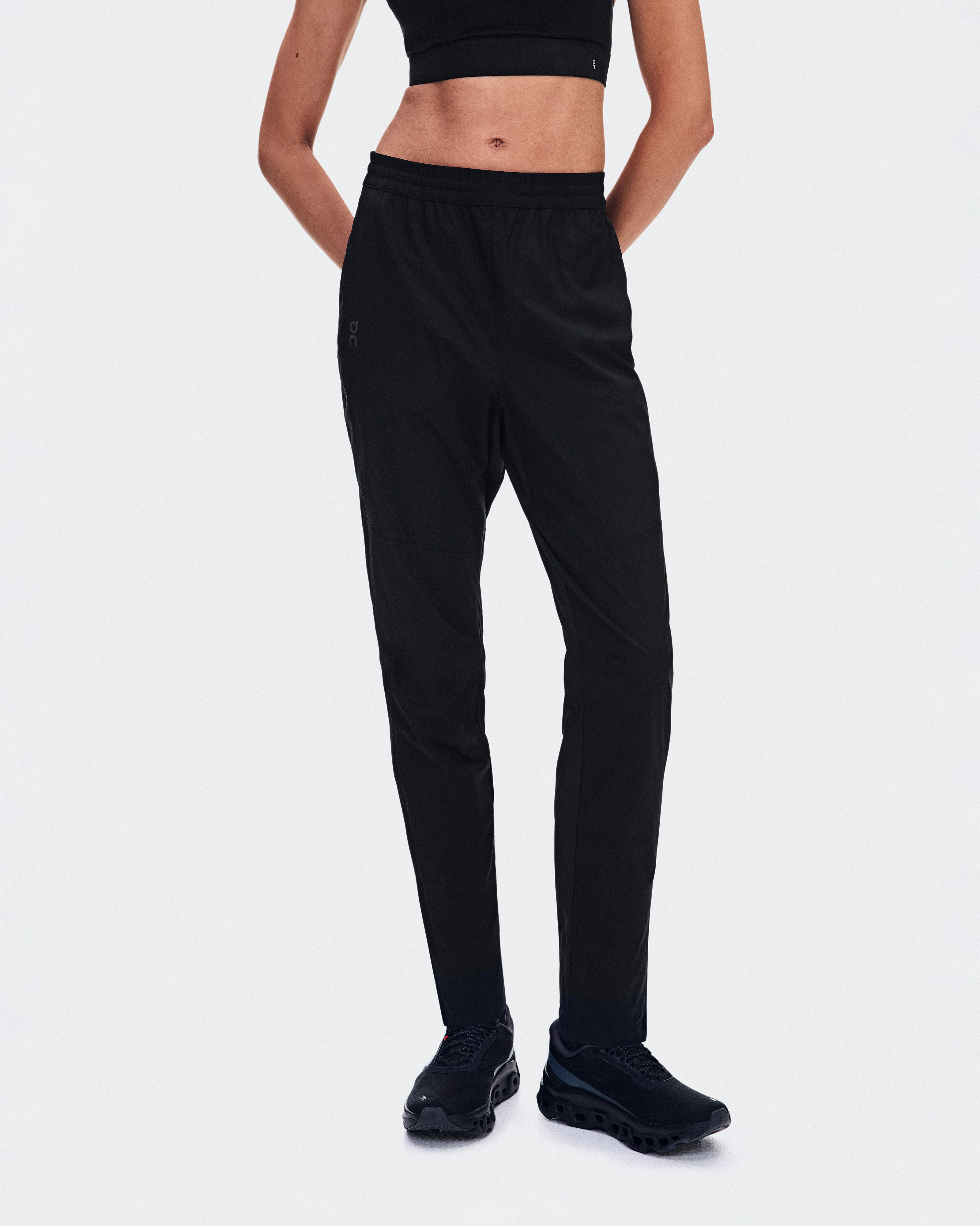 On Weather Pants Black Femme Pantalons