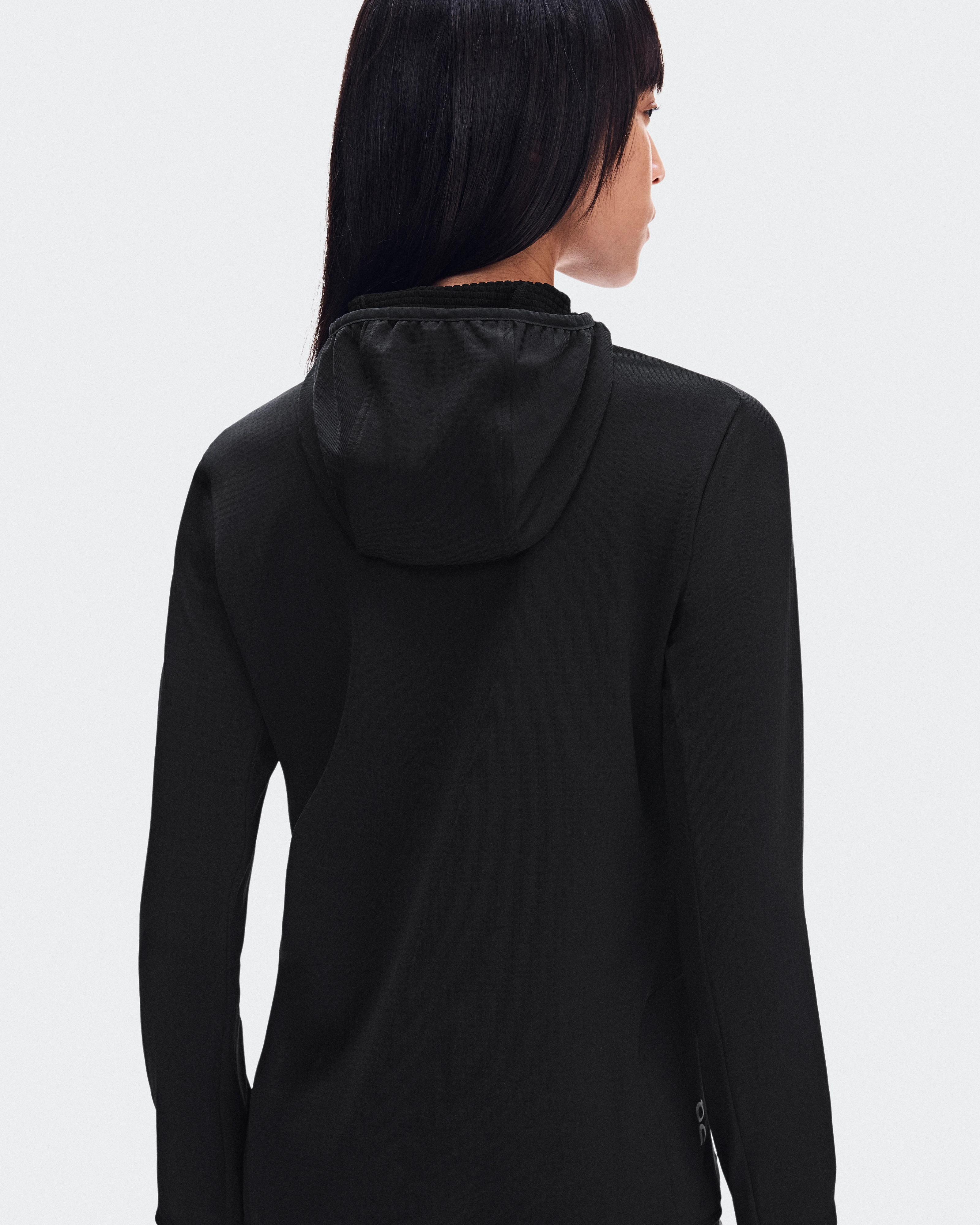 On Climate Zip Hoodie Black Femme Sweats à capuche et sweats