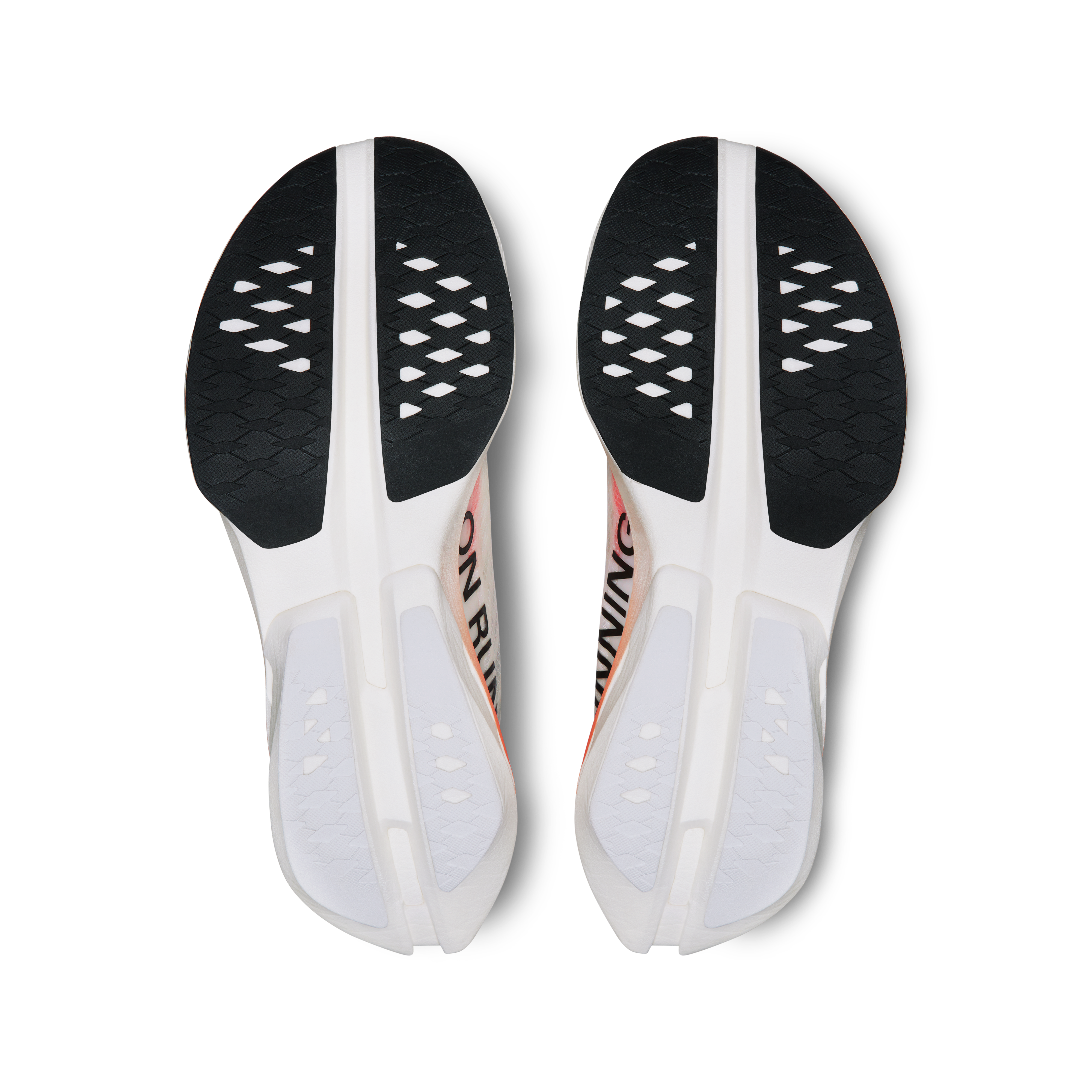 On Cloudboom Strike White & Black Femme Running sur route Chaussures