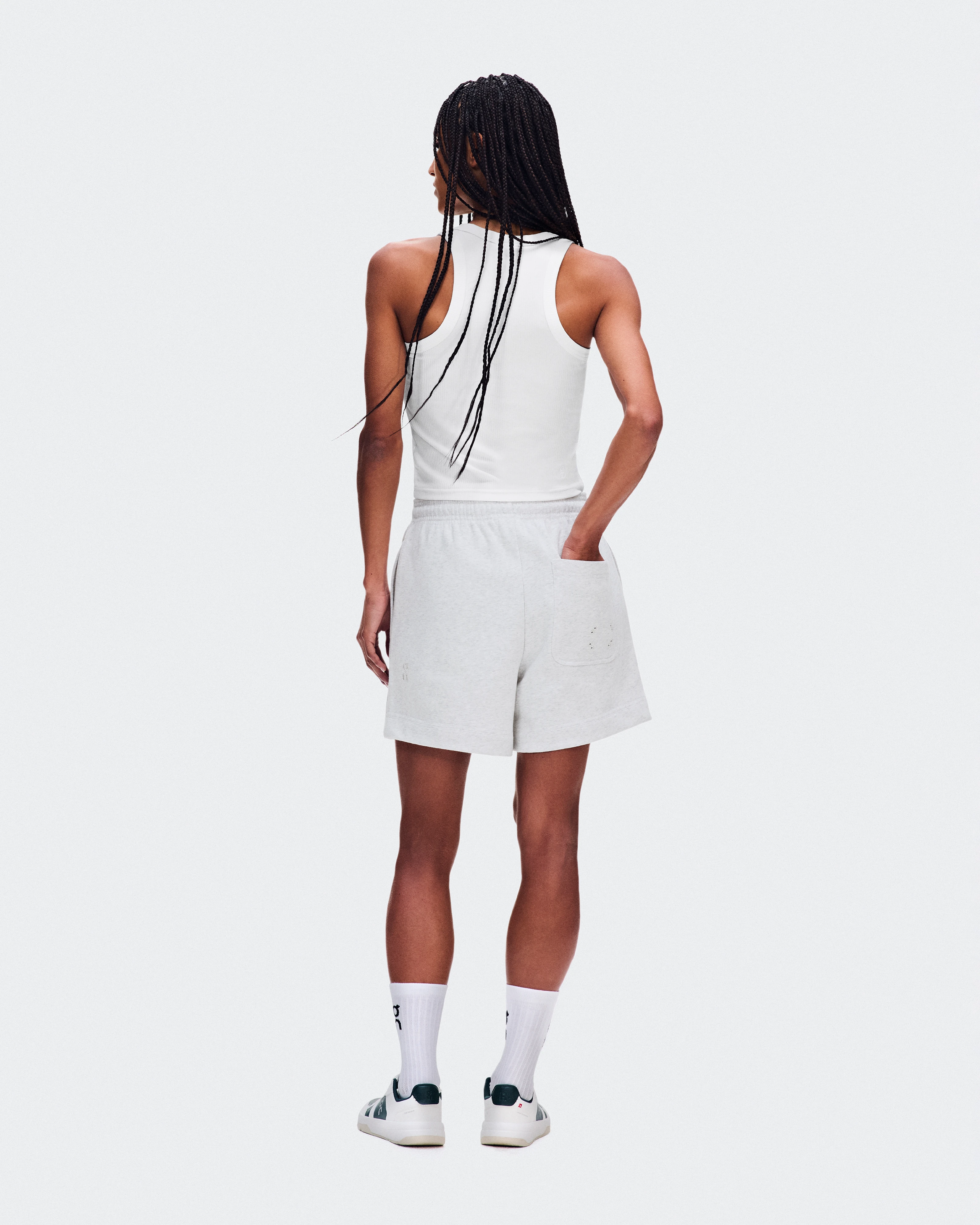 On All-Day Ribbed Tank White Femme Hauts et t-shirts