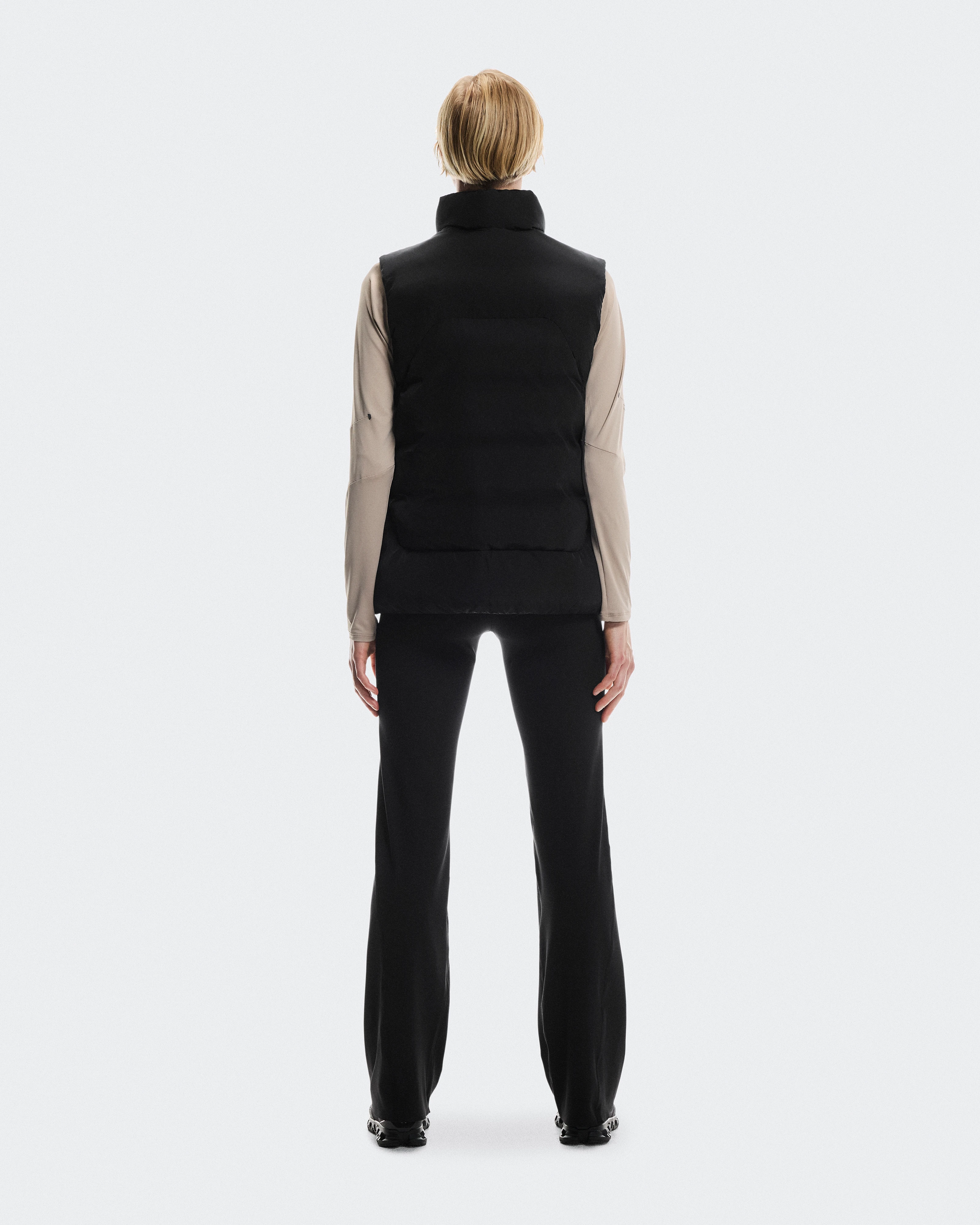 On All-Day Puffer Vest Black Femme Vestes