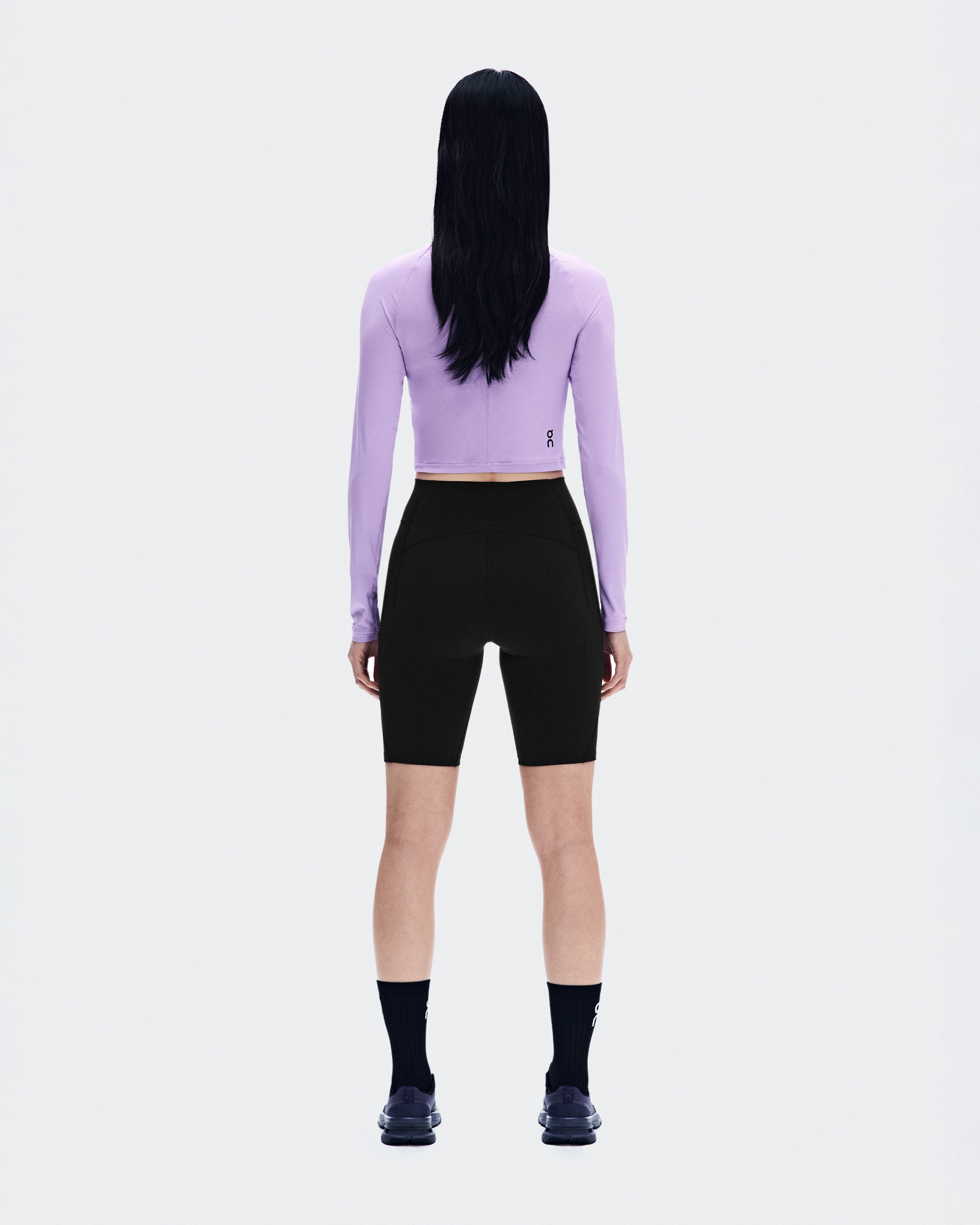 On Studio Long-T Crop Bloom Femme Hauts et t-shirts
