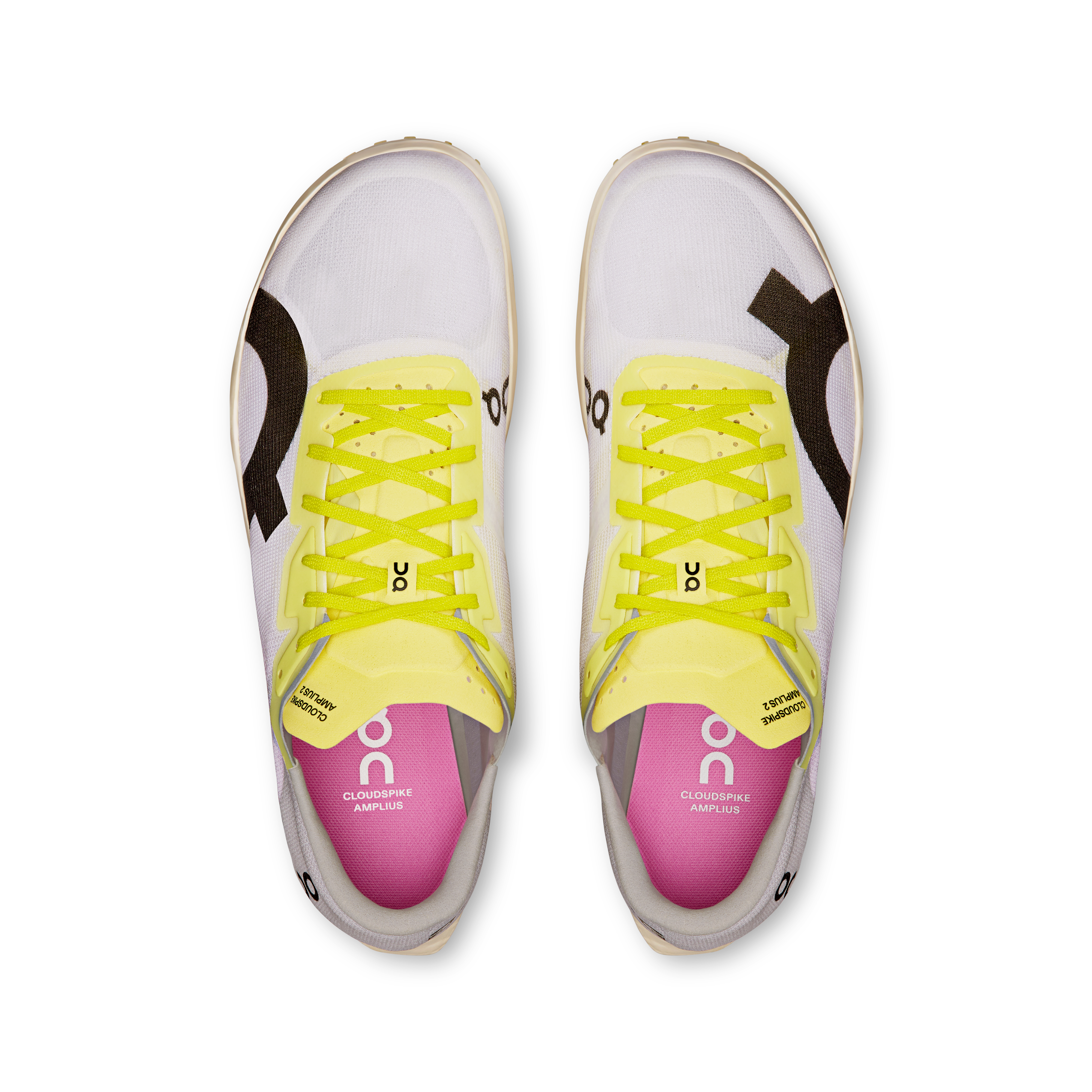 On Cloudspike Amplius 2 White & Raspberry Homme Athlétisme Chaussures