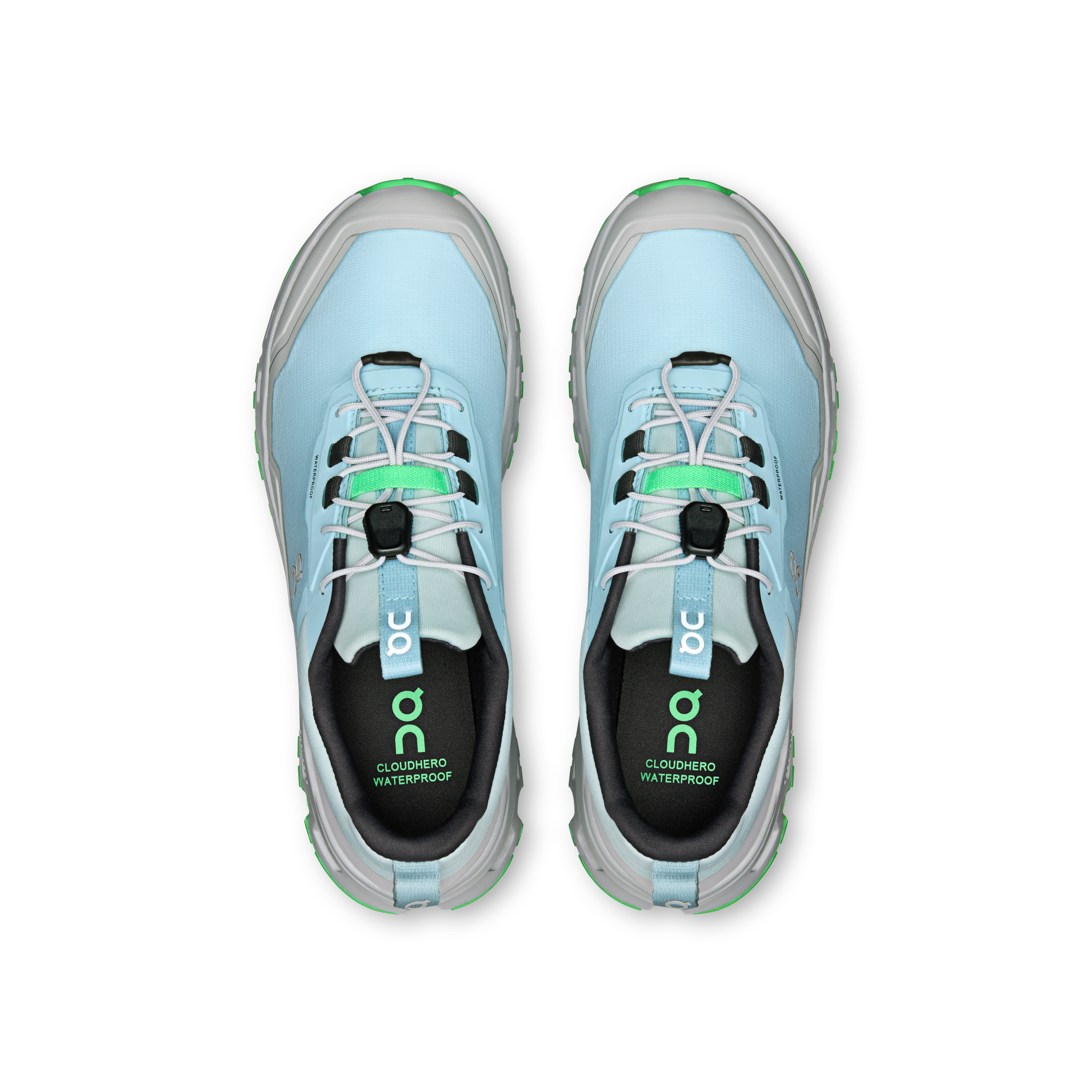 On Cloudhero Waterproof Topaz & Glacier Ados Active Life Chaussures