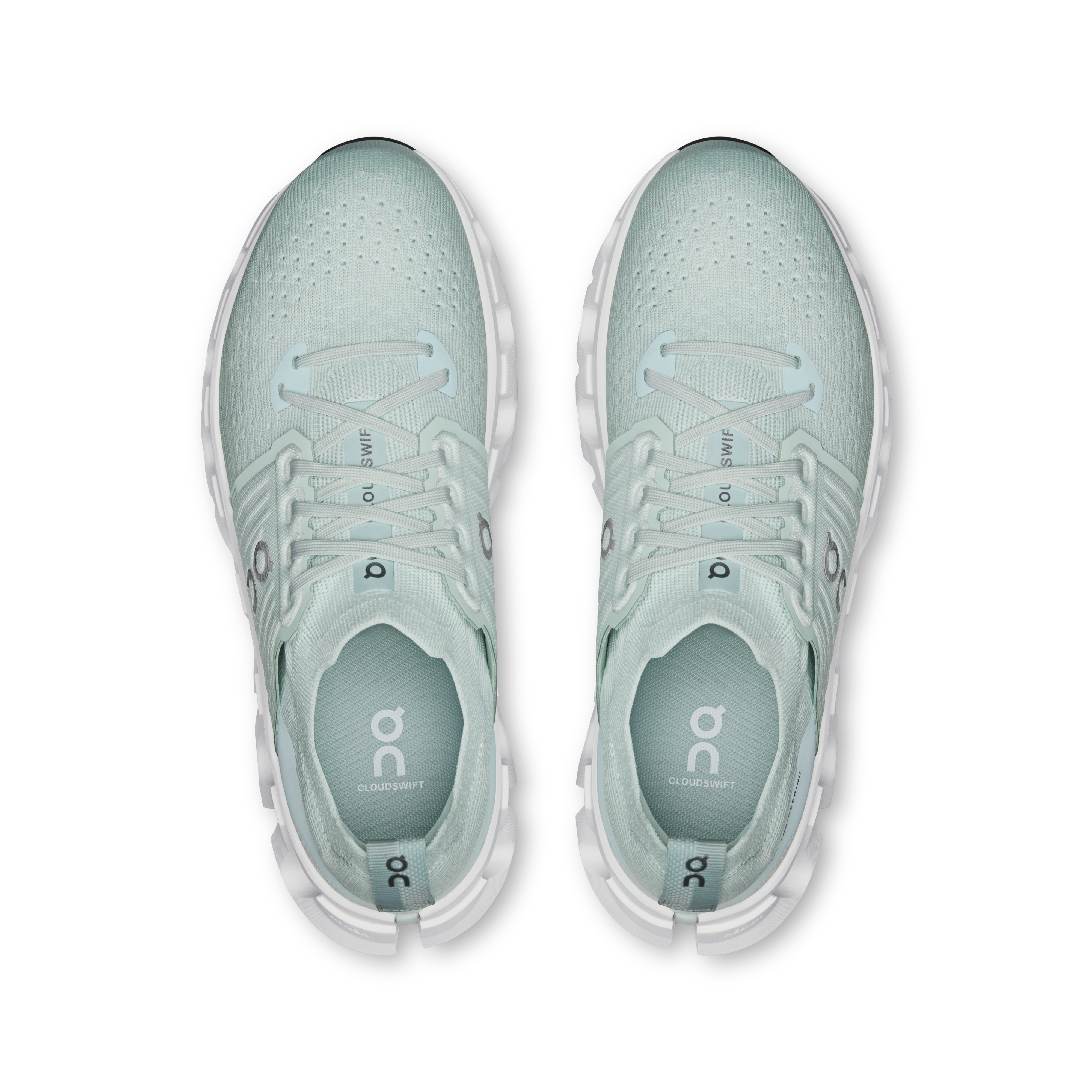 On Cloudswift 4 Surf & White Femme Running sur route Chaussures