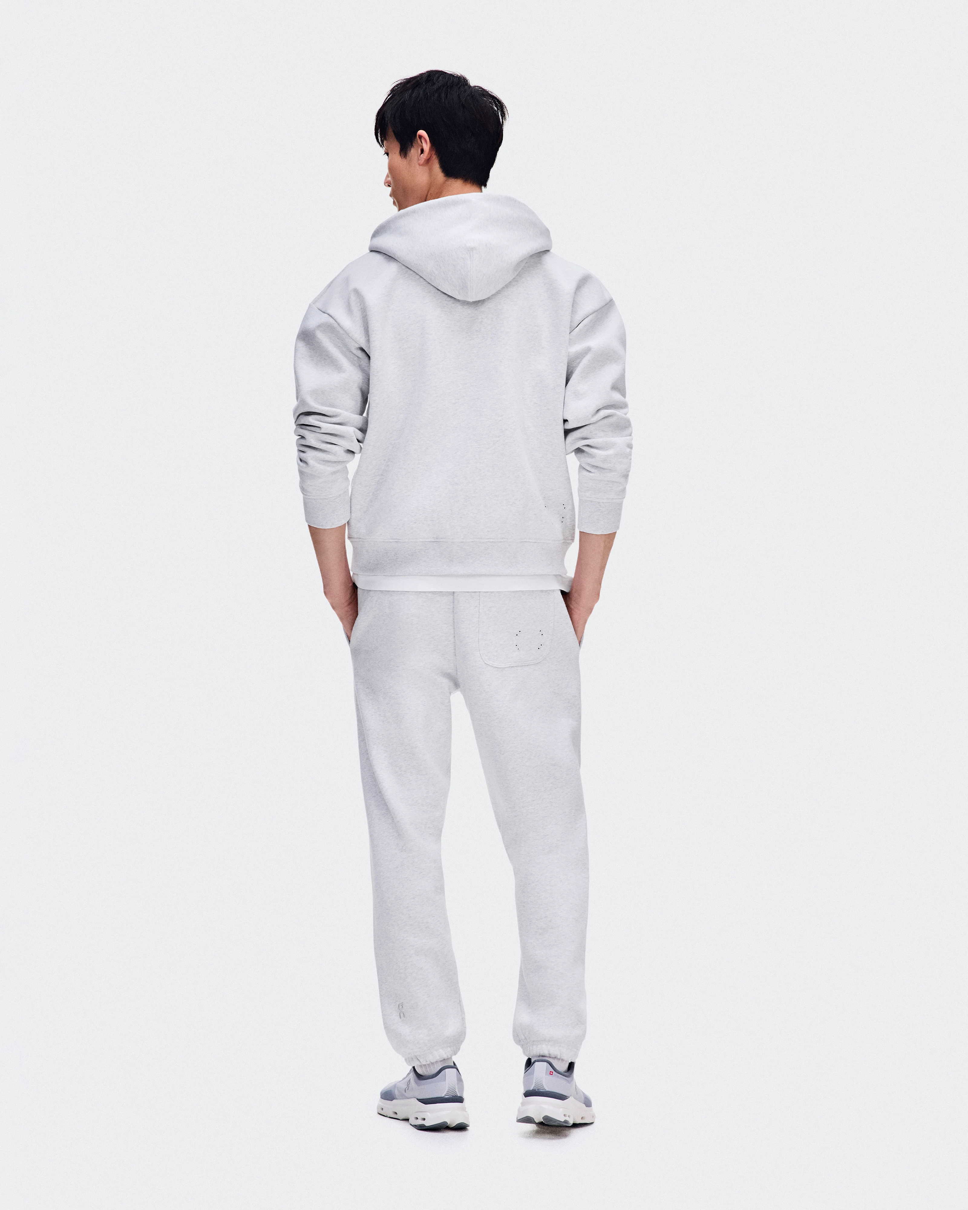 On Club Collective Full Zip Hoodie Crater Homme Sweats à capuche et sweats