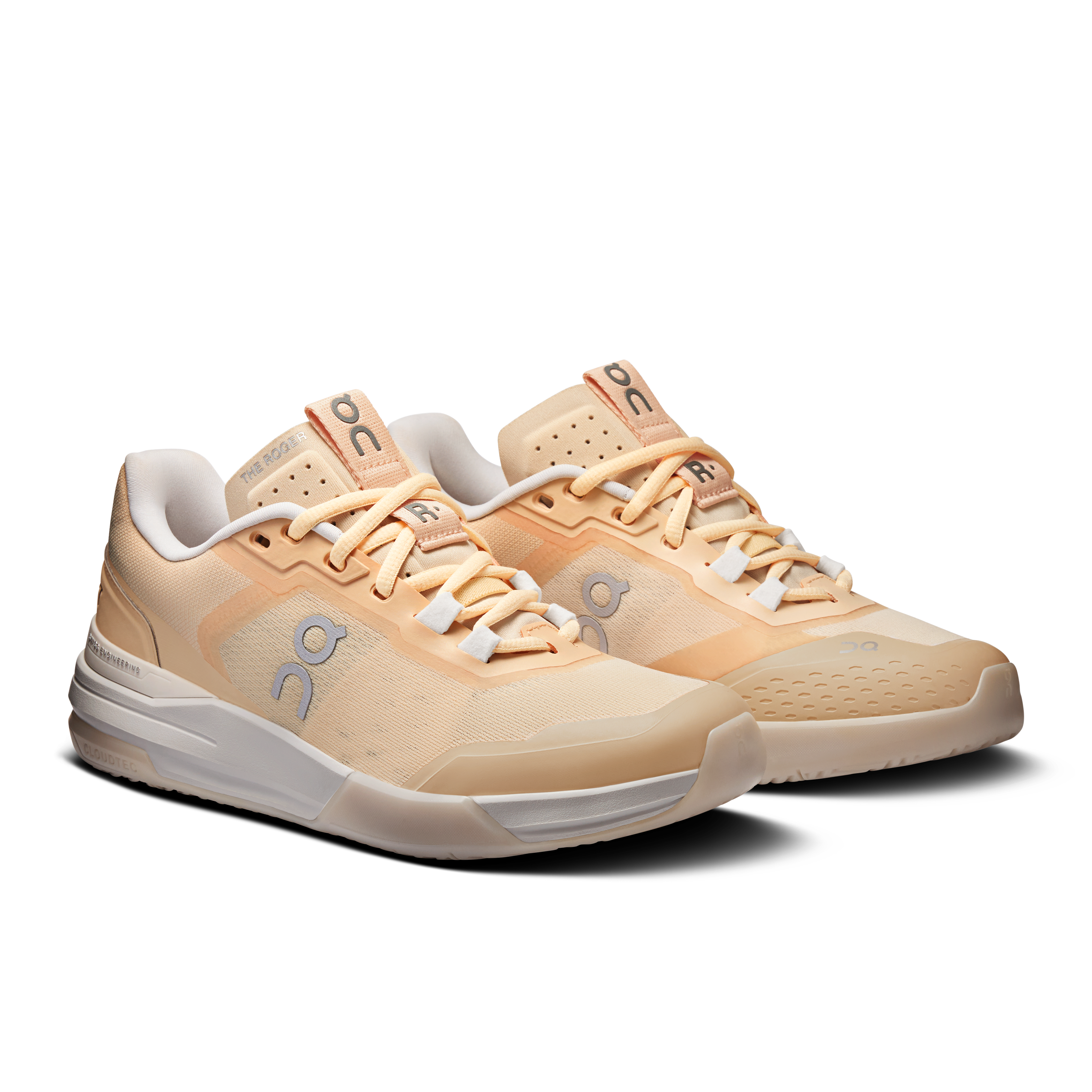 On THE ROGER Advantage Pro Blonde & Gardenia Femme Tennis Chaussures