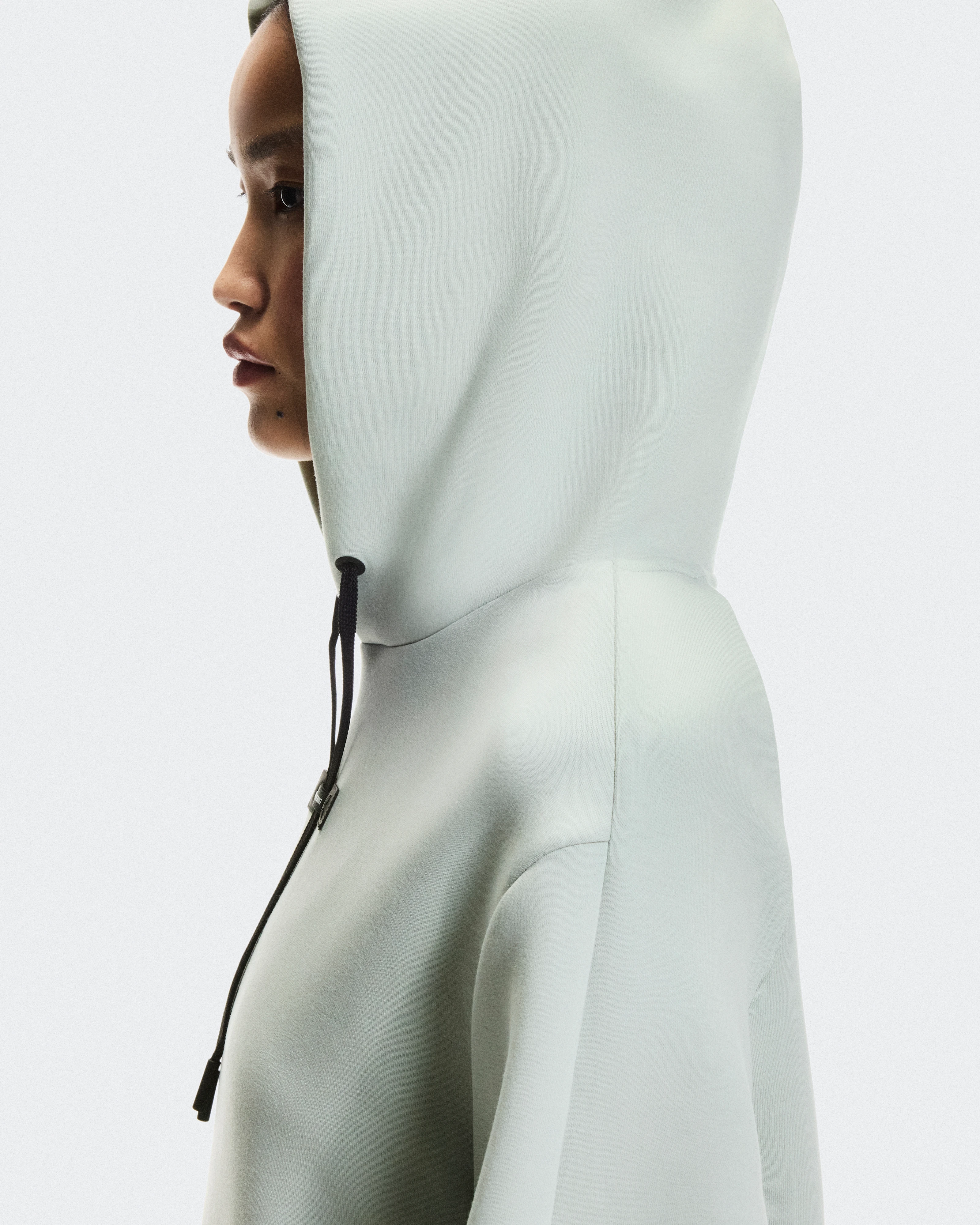 On Focus Tech Hoodie Mineral Femme Sweats à capuche et sweats