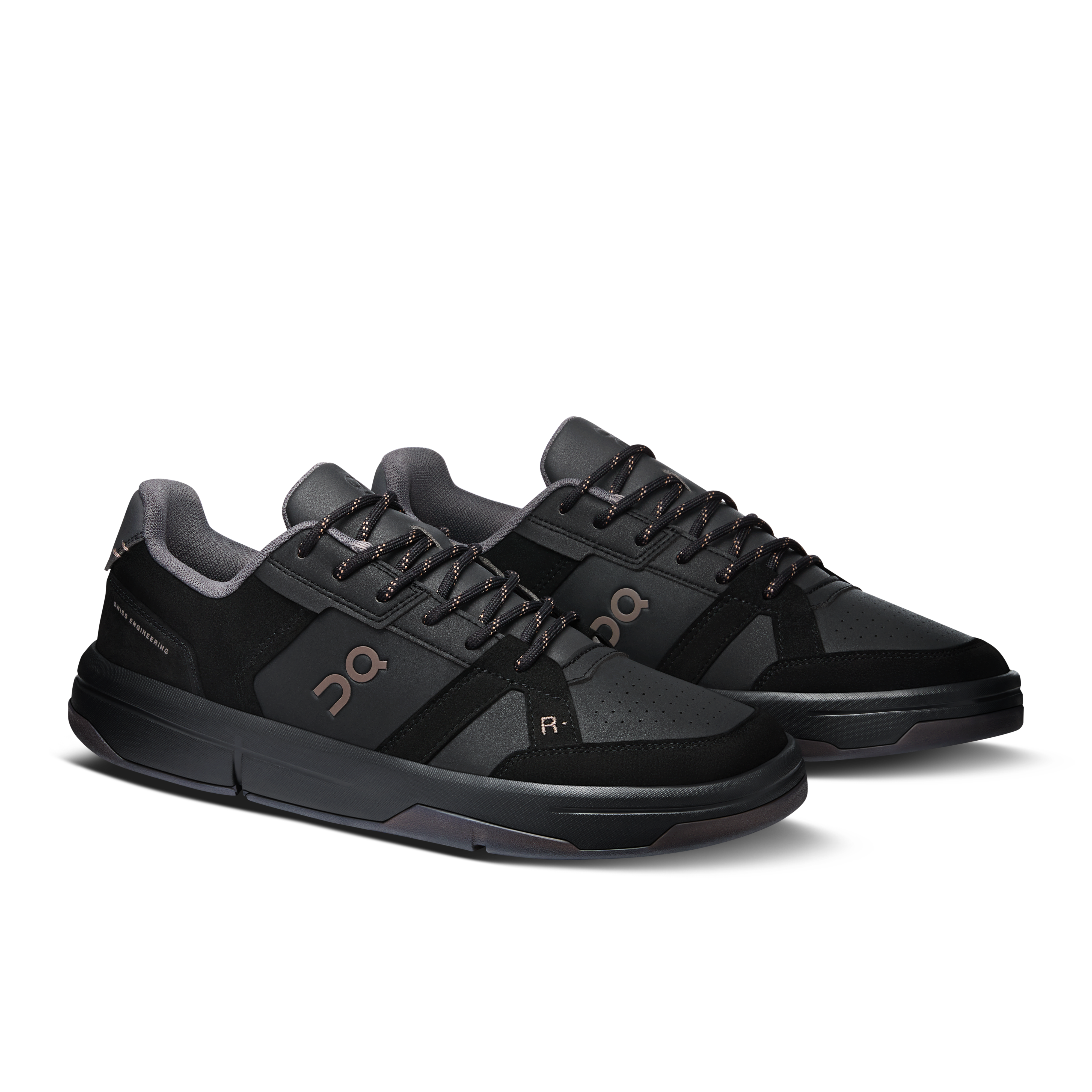 On THE ROGER Clubhouse Black & Ash Homme – Style tennis, quotidien Chaussures