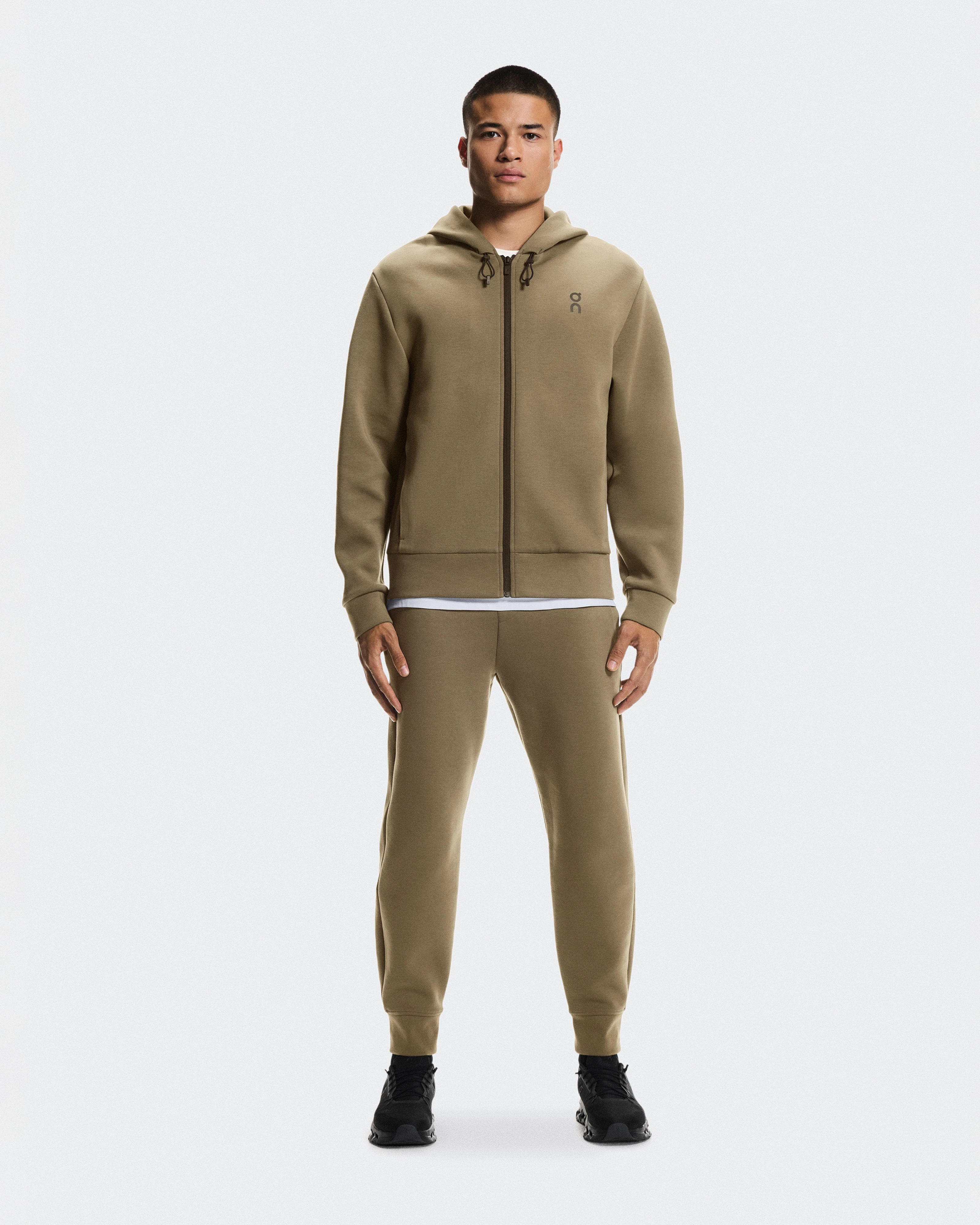 On Focus Tech Zip Hoodie Kalamata Homme Sweats à capuche et sweats