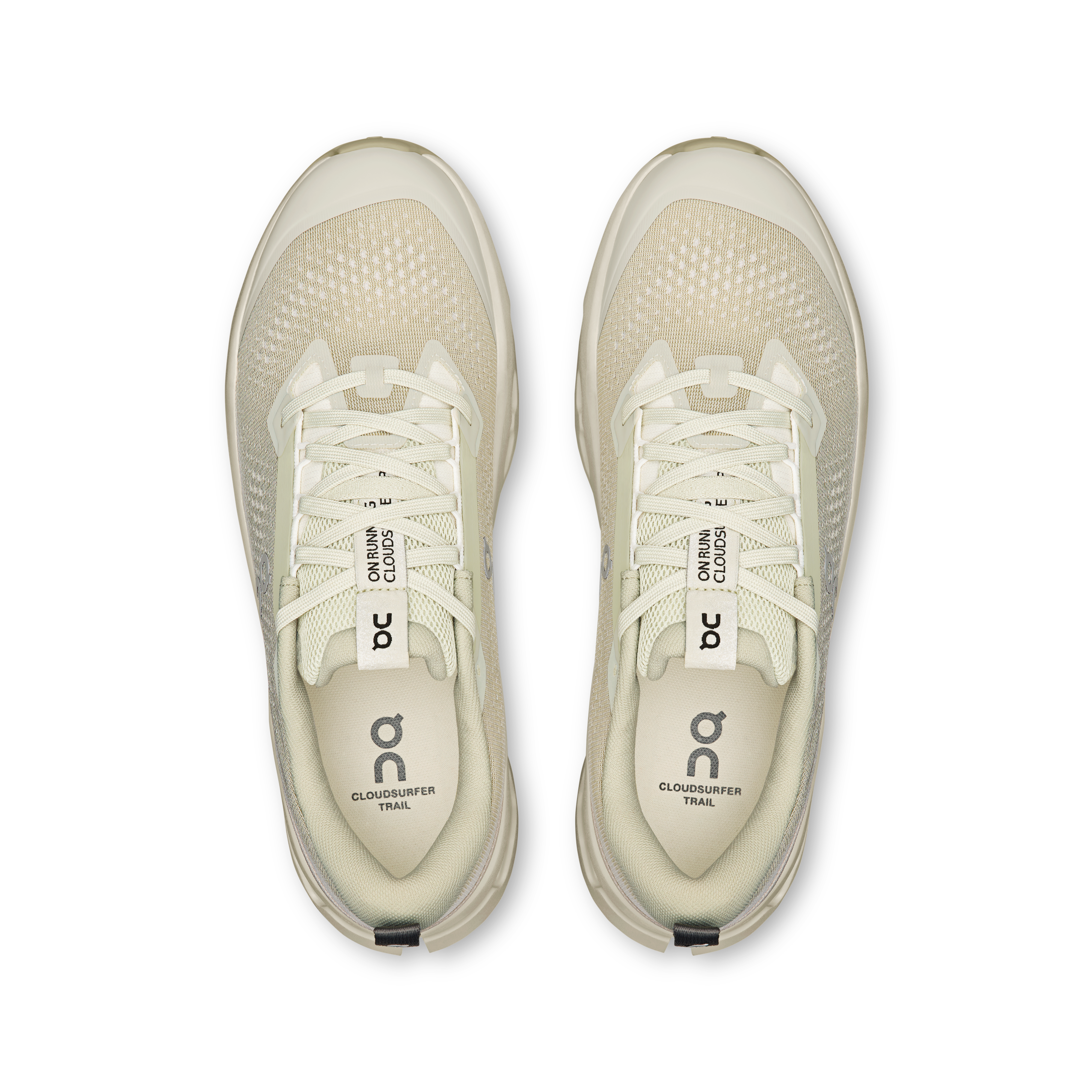 On Cloudsurfer Trail 2 Chalk & Ghost Homme Running de trail Chaussures