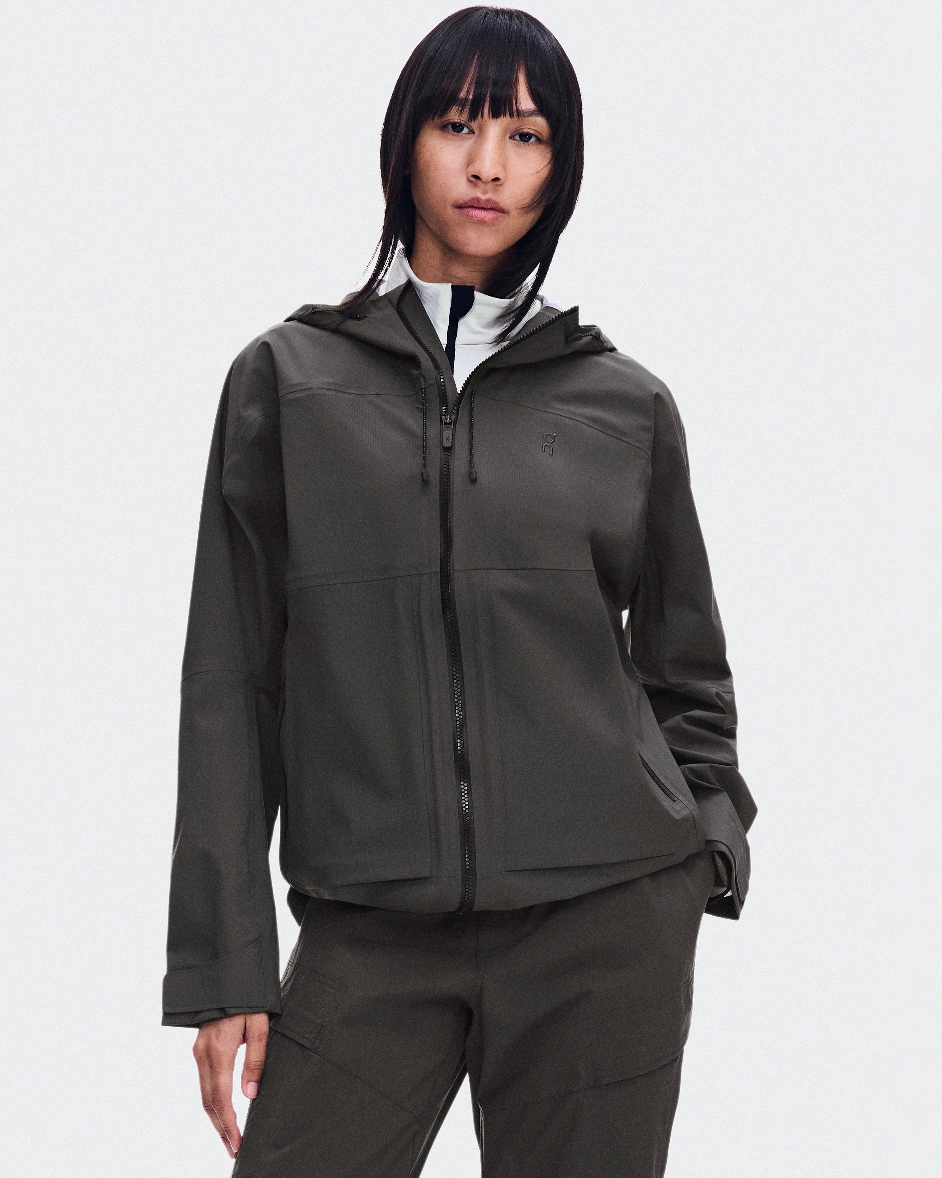On Ascent Jacket Espresso Femme Vestes