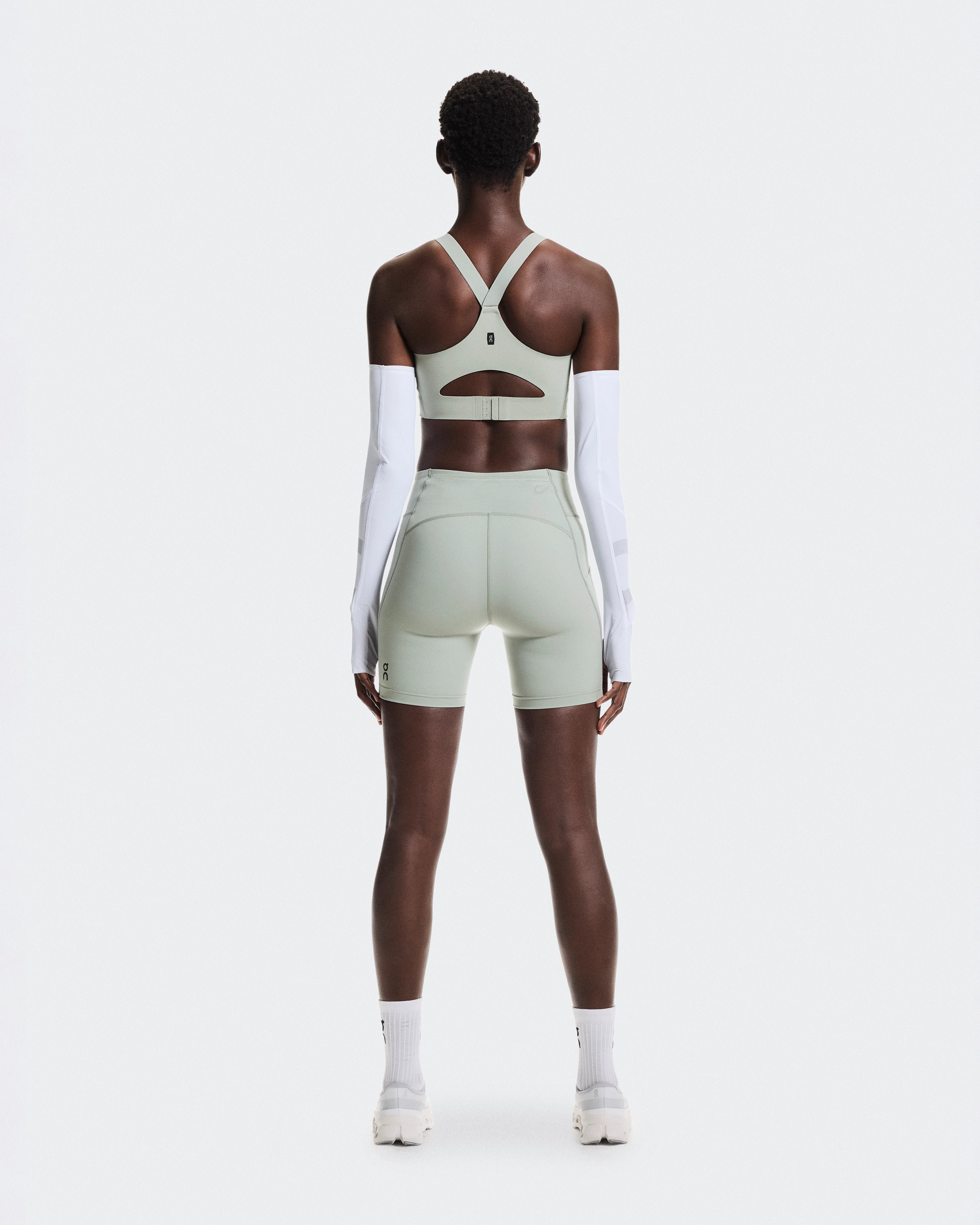 On Performance Tights Short Tin Femme Leggings