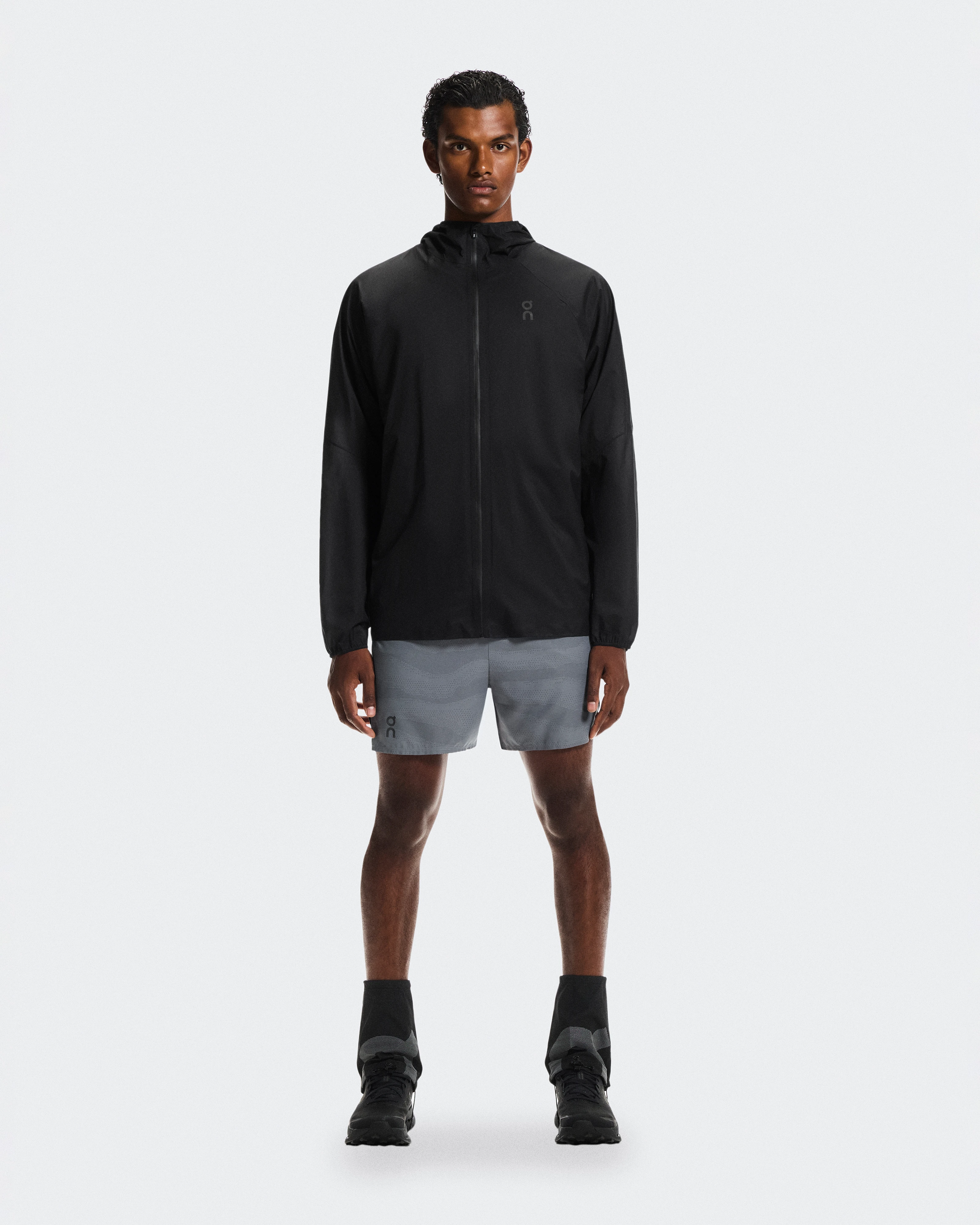 On Trail Shoe Gaiter Black Unisexe Guêtres