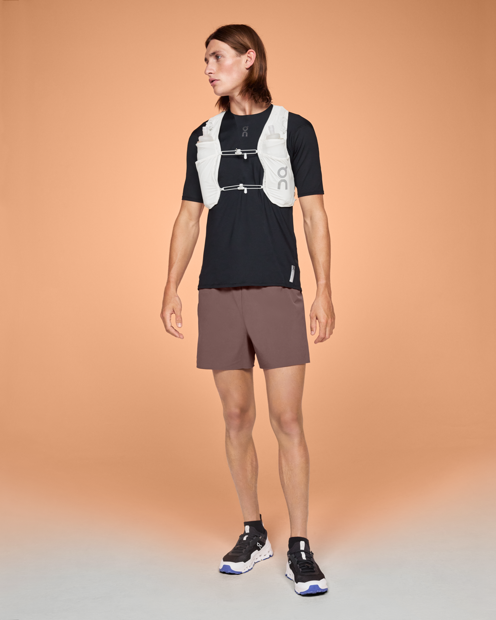 On Ultra Vest 10L Undyed-White Unisexe Gilet