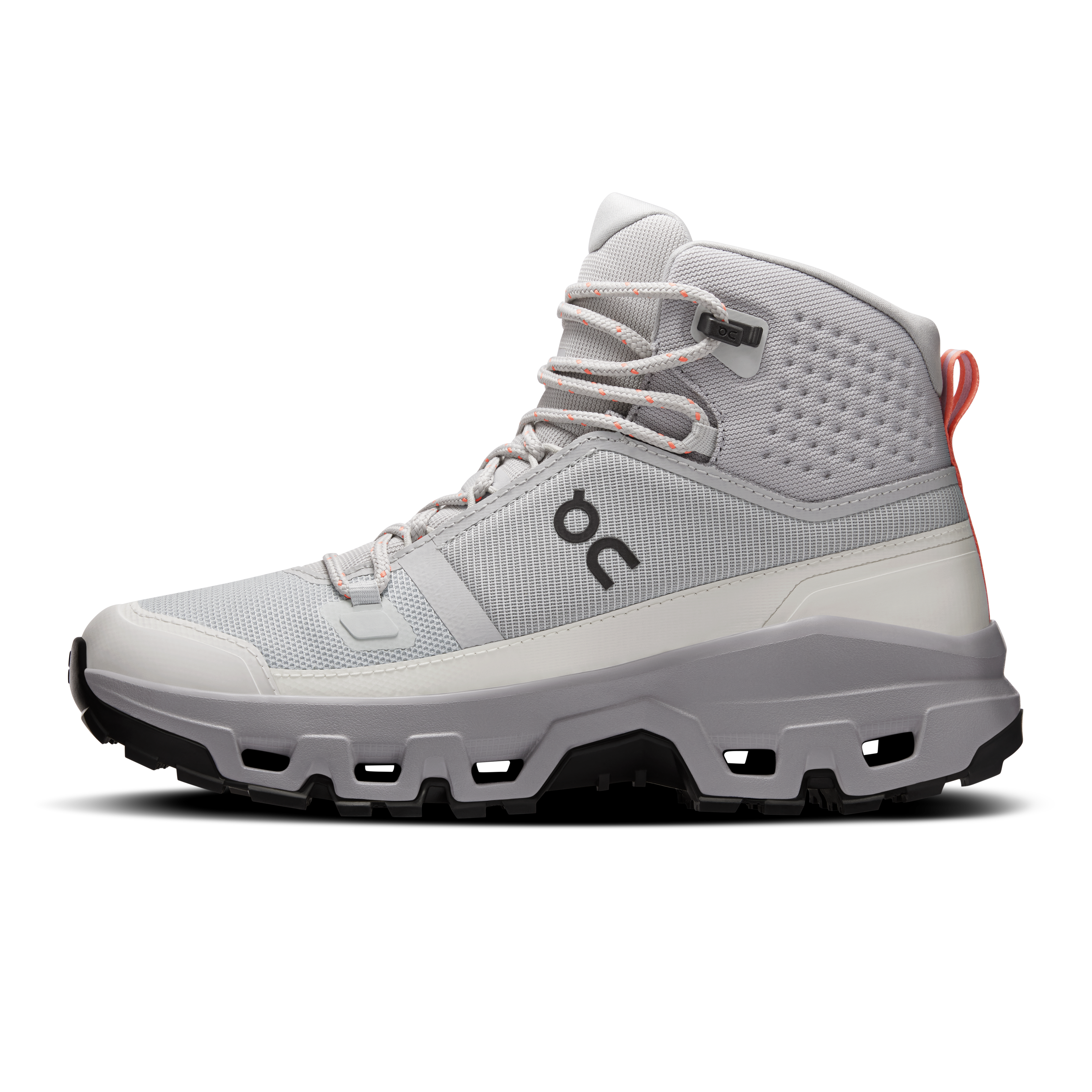 On Cloudrock Mid Waterproof Glacier & Alloy Femme Randonnée Chaussures