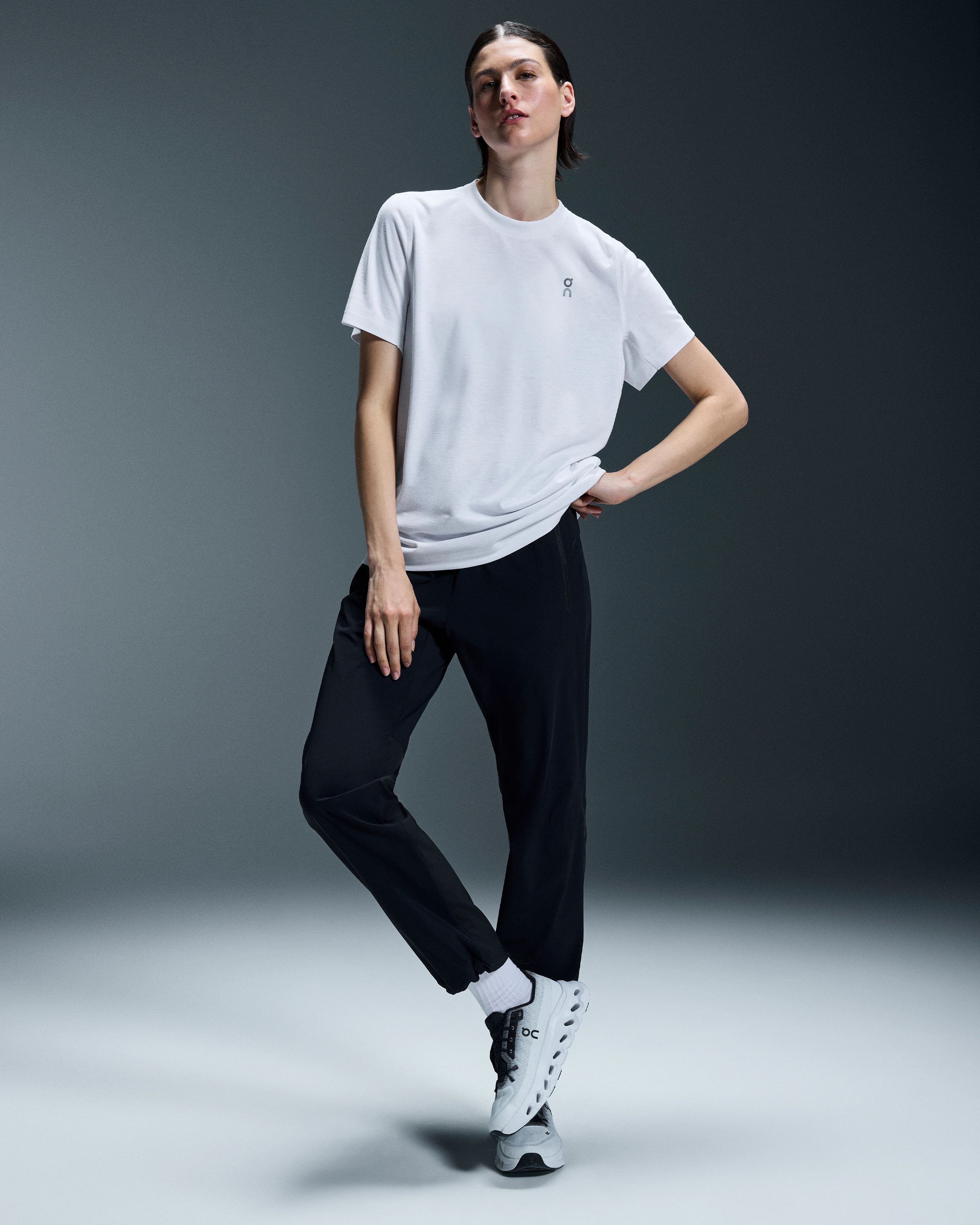 On Train-T White Femme Hauts et t-shirts