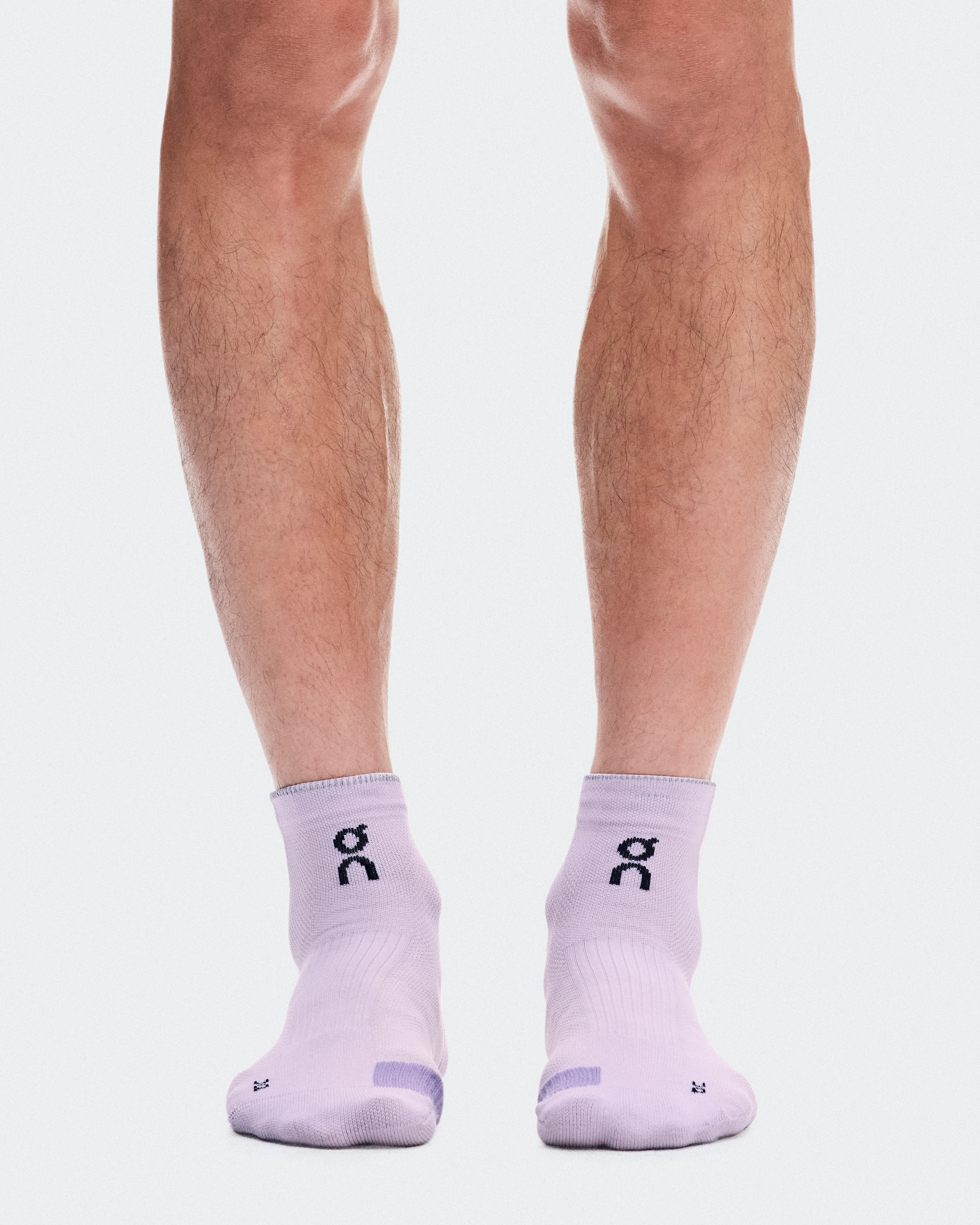 On Performance Run Sock Mid Foxglove & Mallow Unisexe Chaussettes