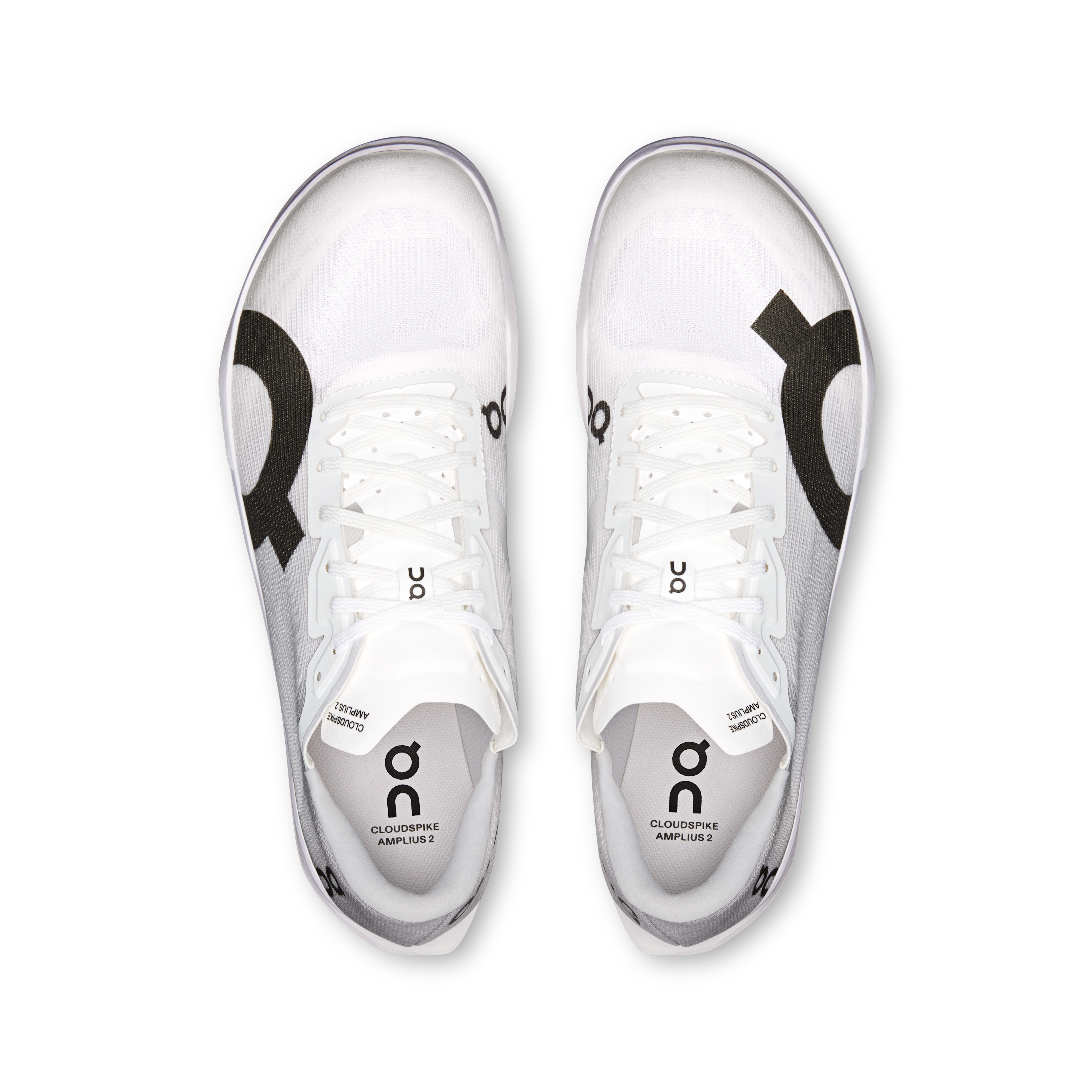 On Cloudspike Amplius 2 White & Frost Femme Athlétisme Chaussures