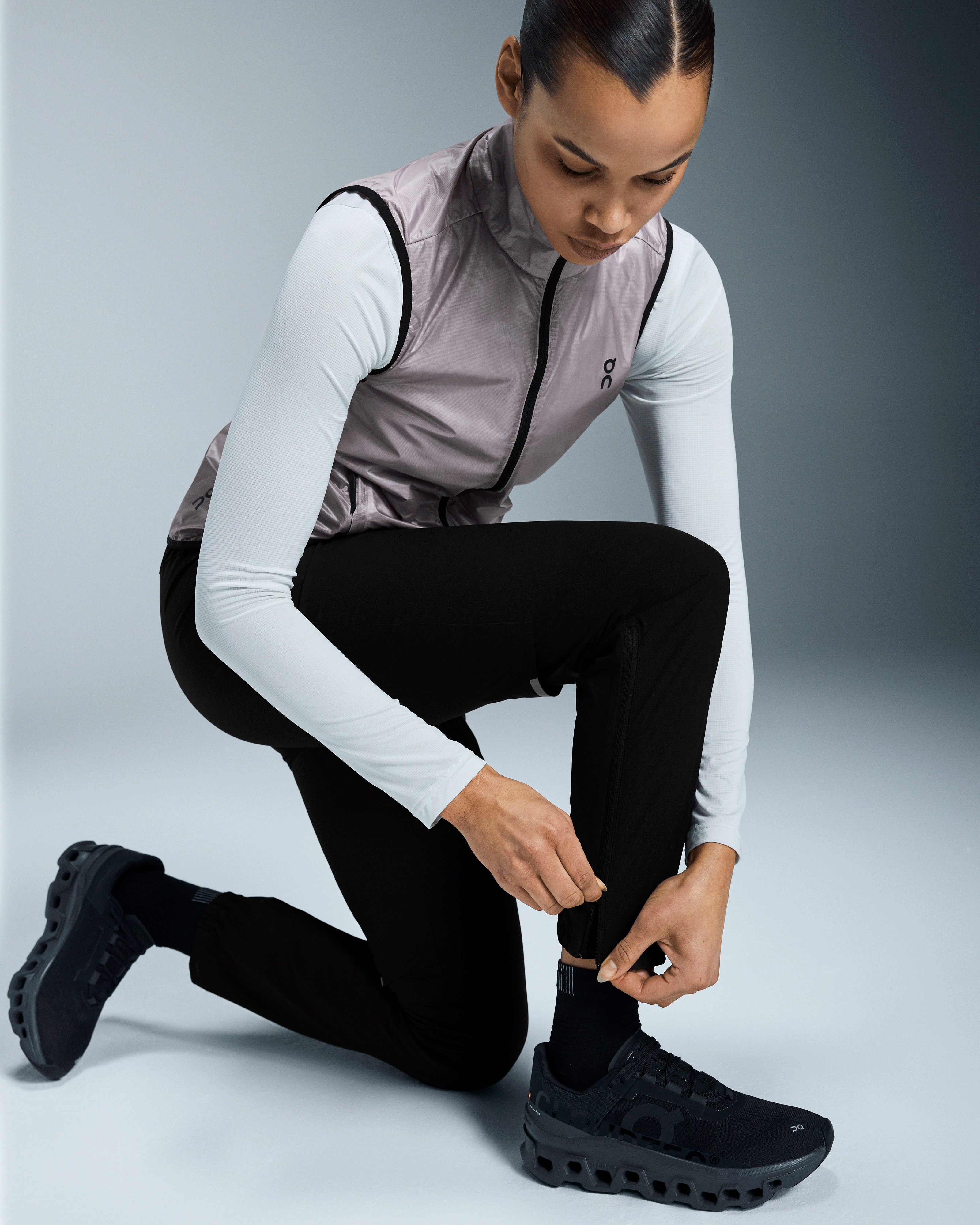 On Core Pants Black Femme Pantalons