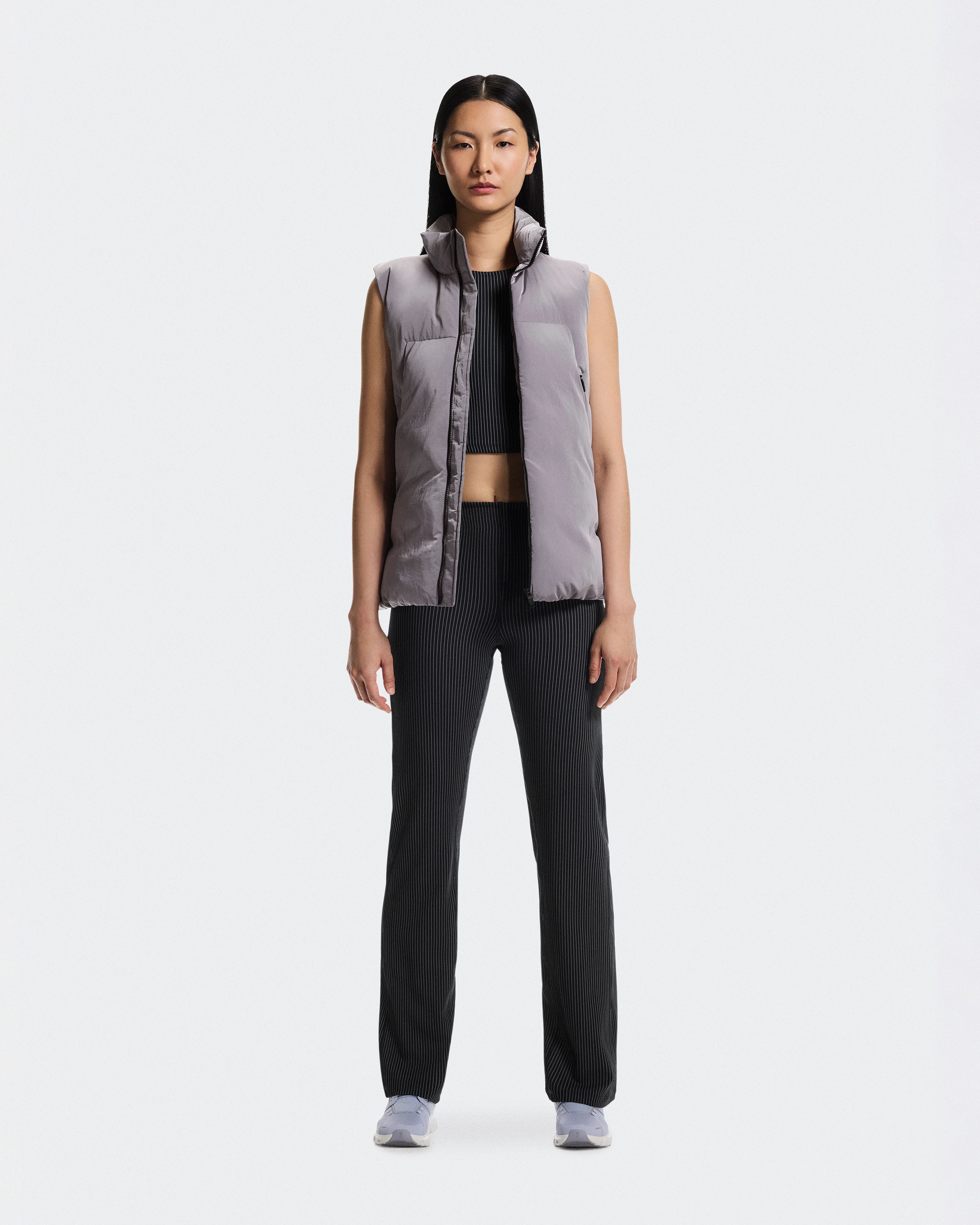 On All-Day Puffer Vest Lilac Femme Vestes