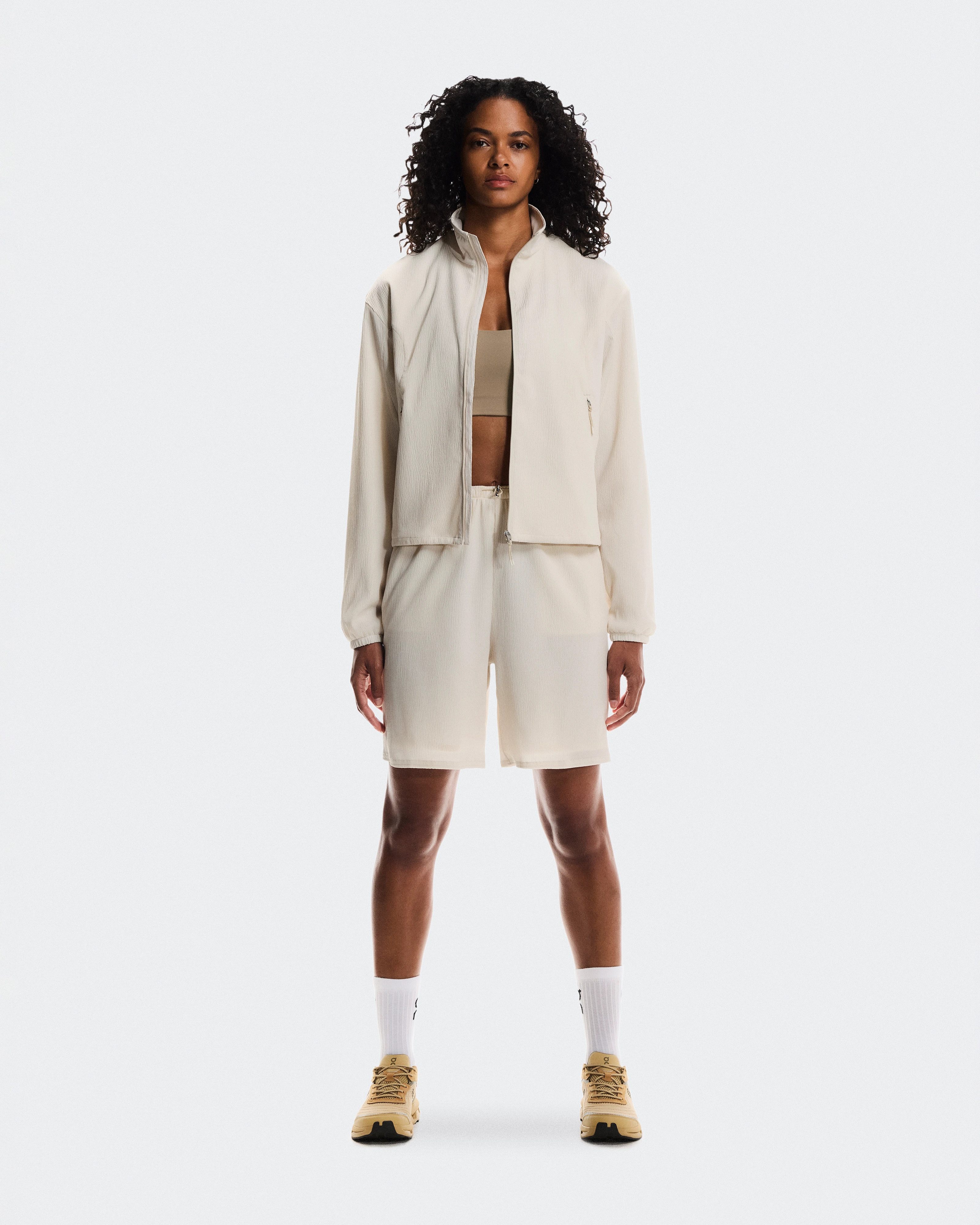 On Track Jacket Cream Femme Vestes