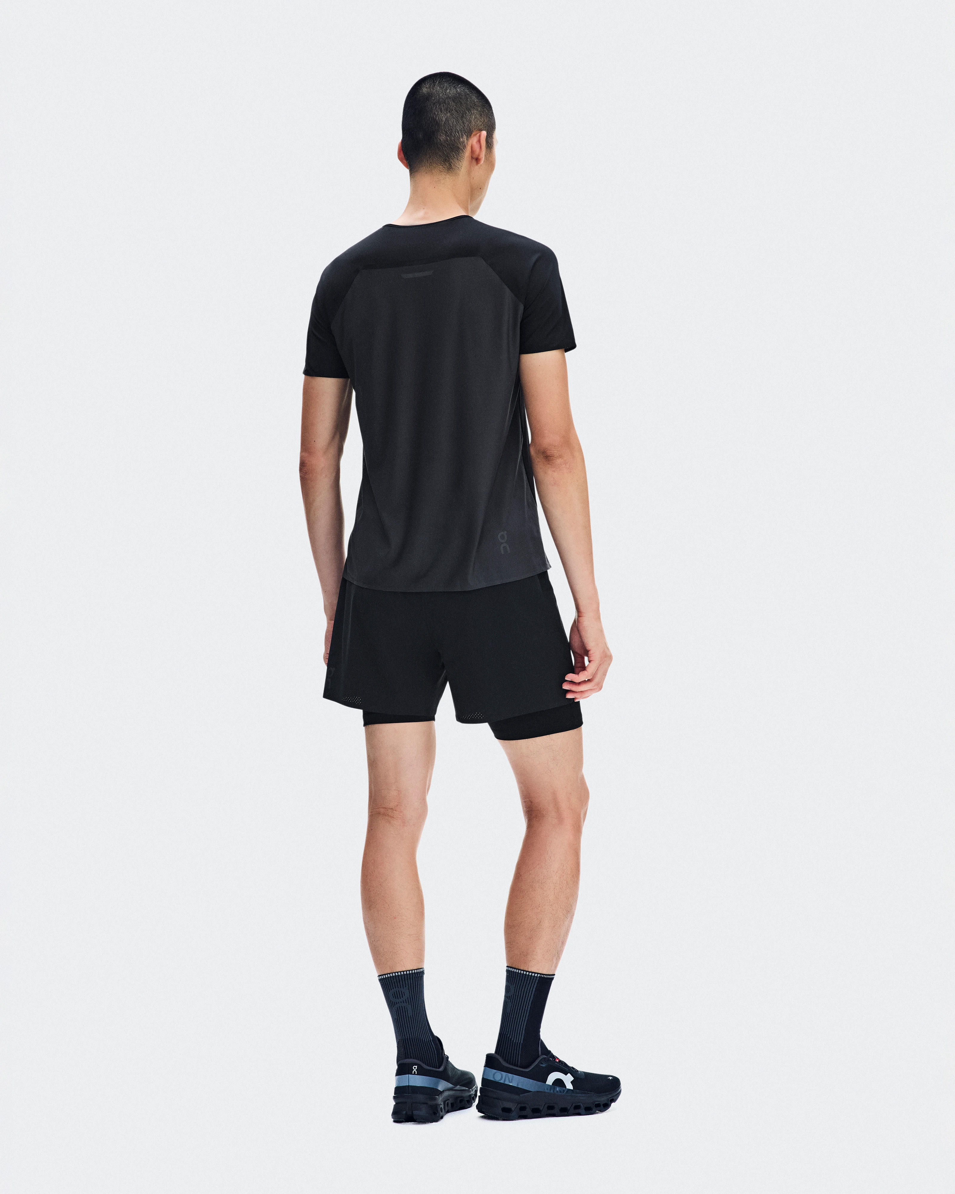 On Performance-T Black & Eclipse Homme Hauts et t-shirts