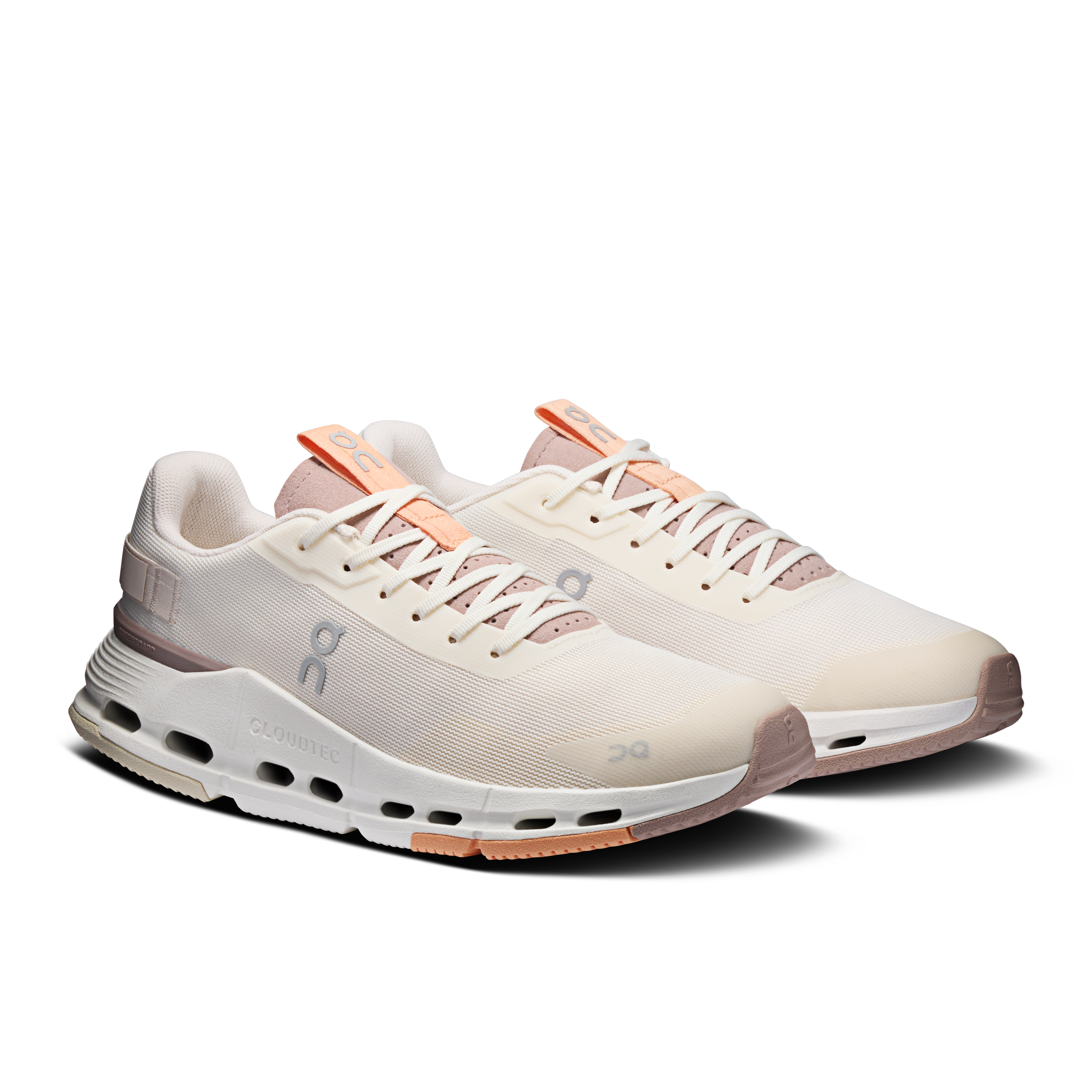 On Cloudnova Form 2 Oyster & Ivory Femme Active Life Chaussures