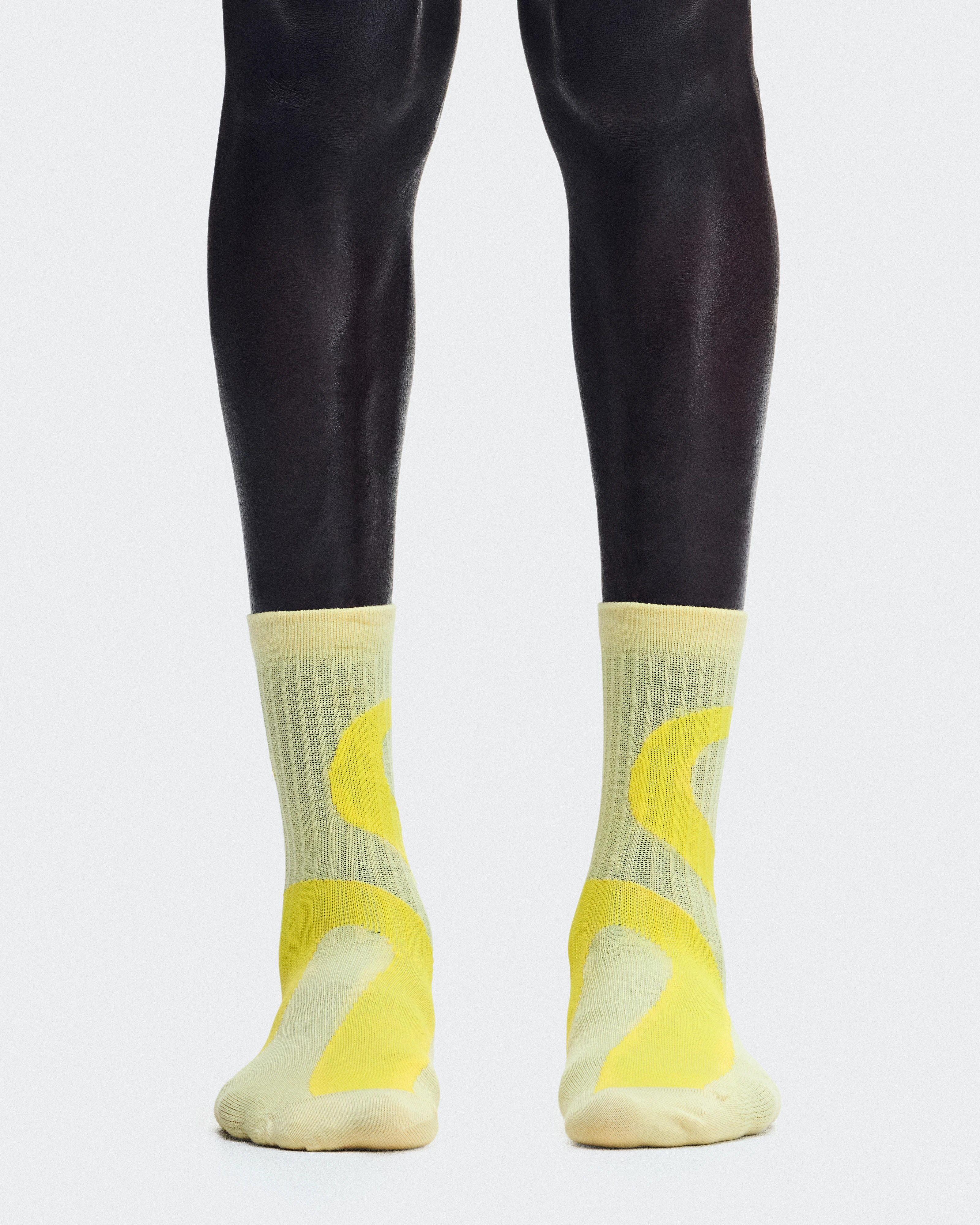 On Liquid Logo Sock High 2P Aconite & Endive Unisexe Chaussettes