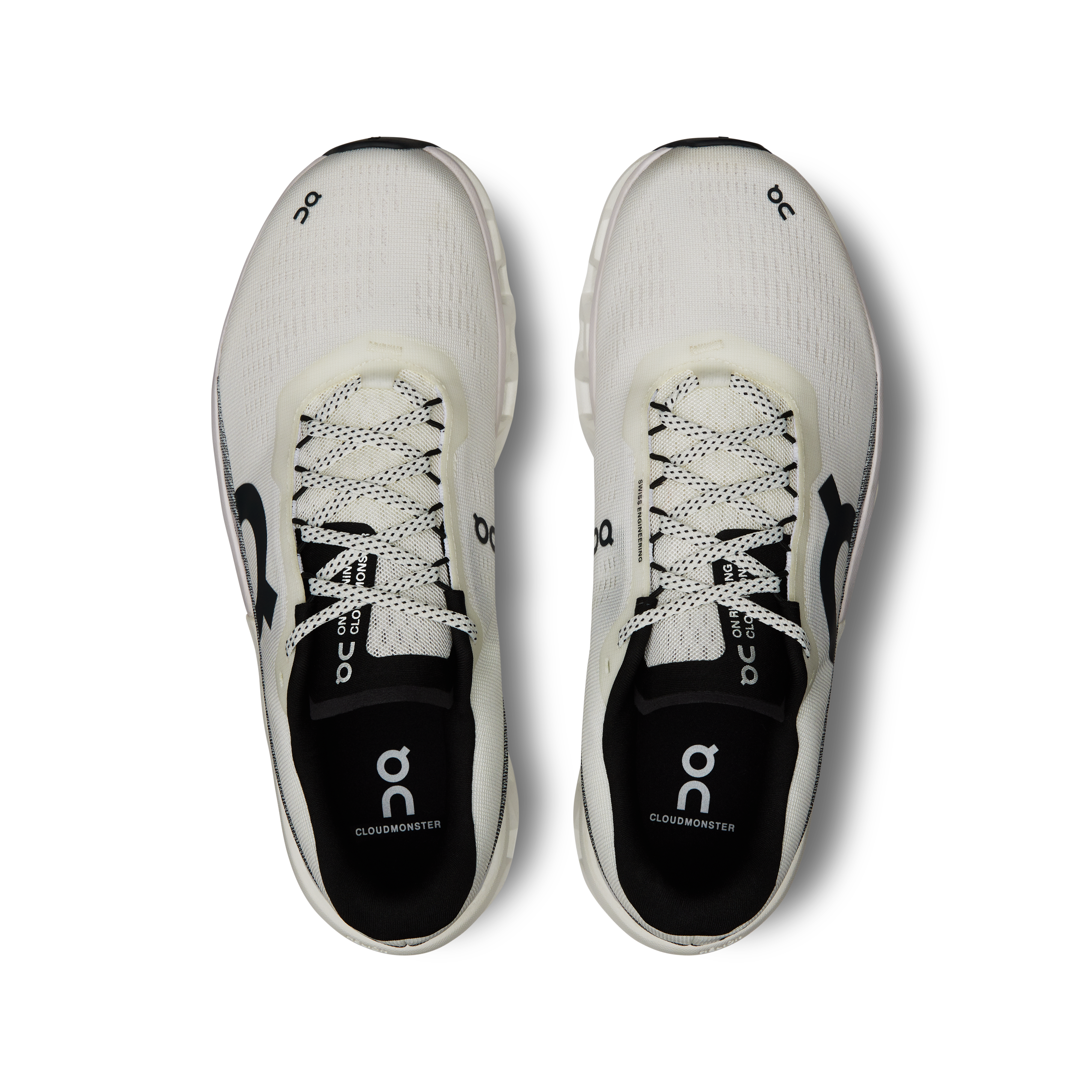 On Cloudmonster 2 White & Frost Homme Running sur route Chaussures