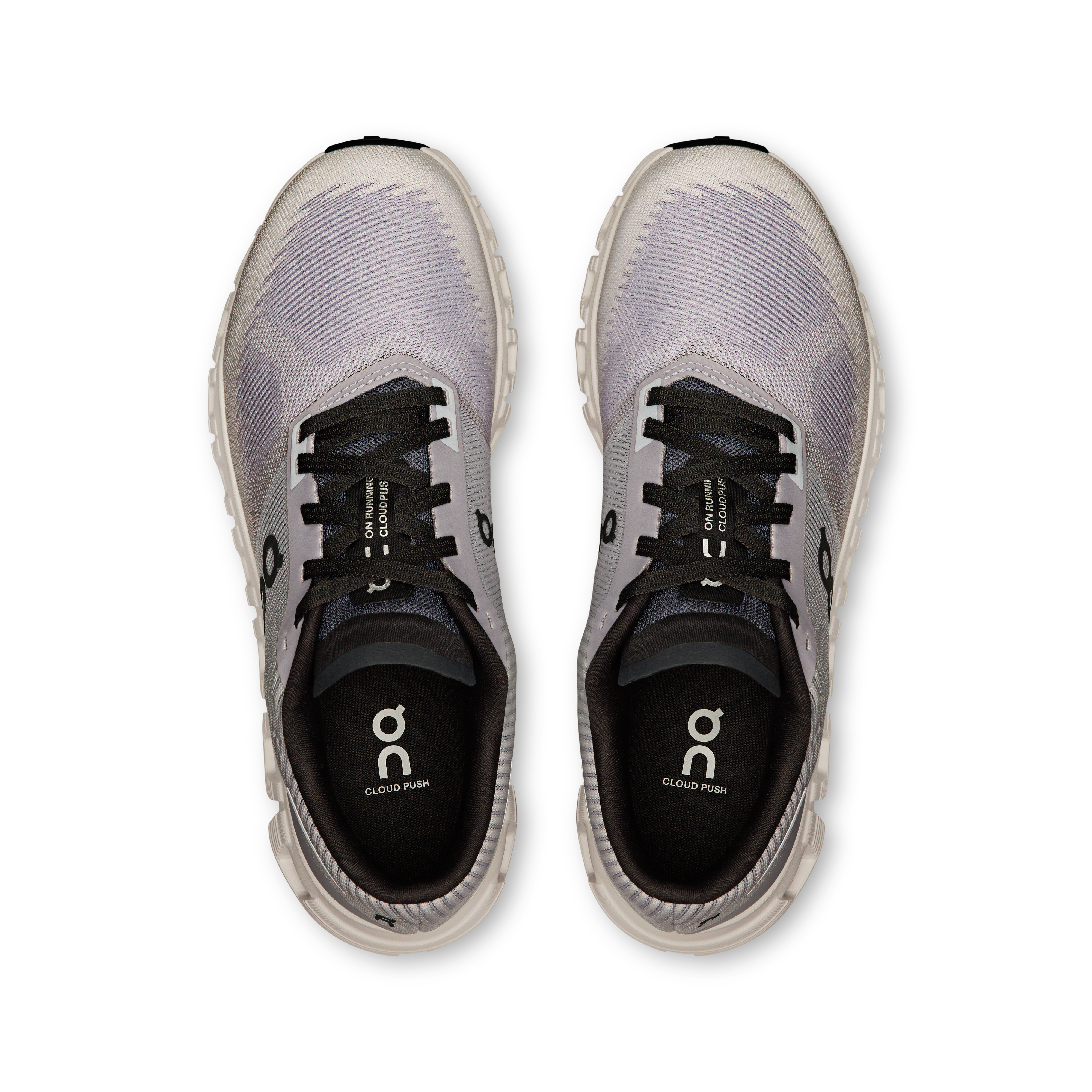 On Cloud 6 Push Lilac & Black Femme Active Life Chaussures