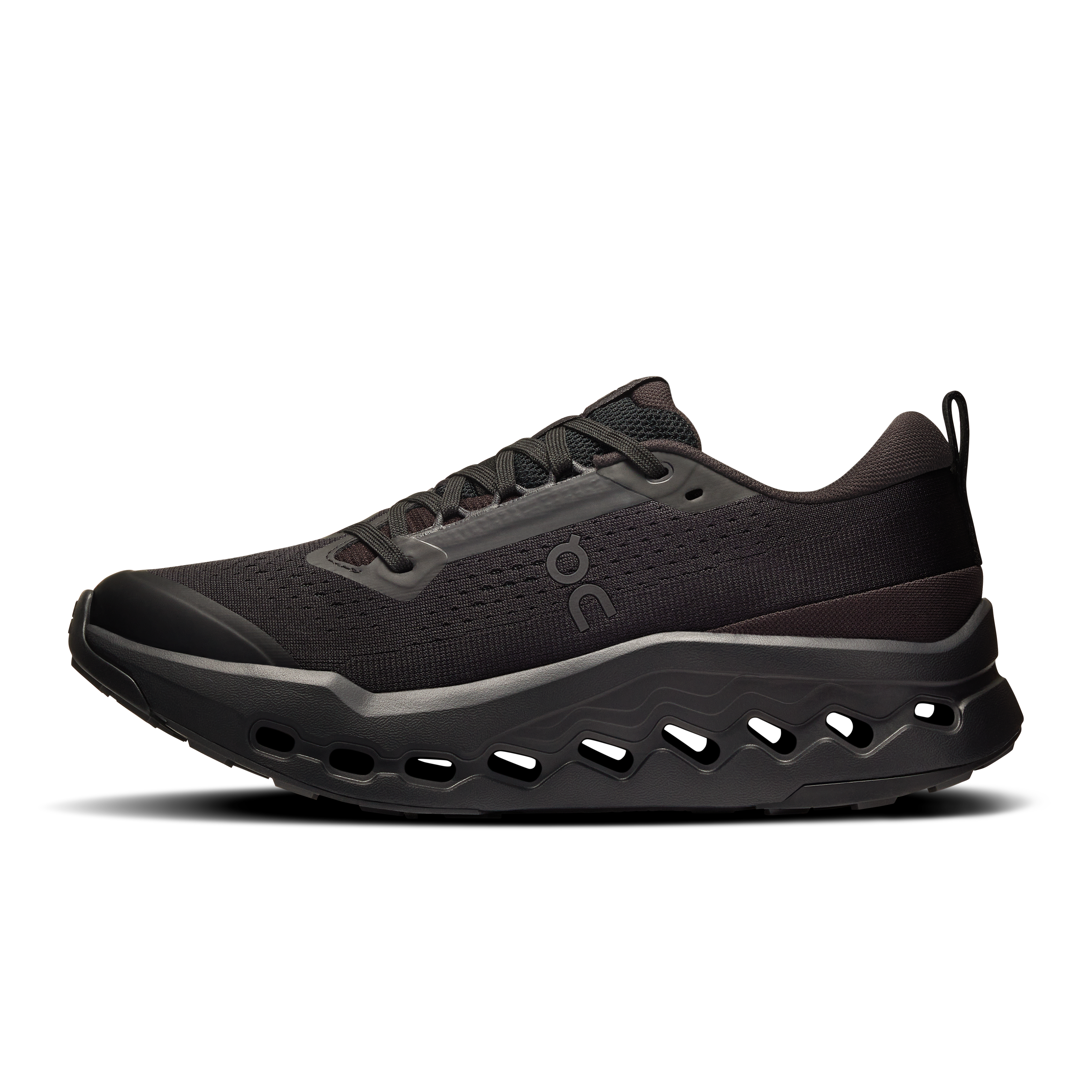 On Cloudsurfer Trail 2 Black & Black Femme Running de trail Chaussures