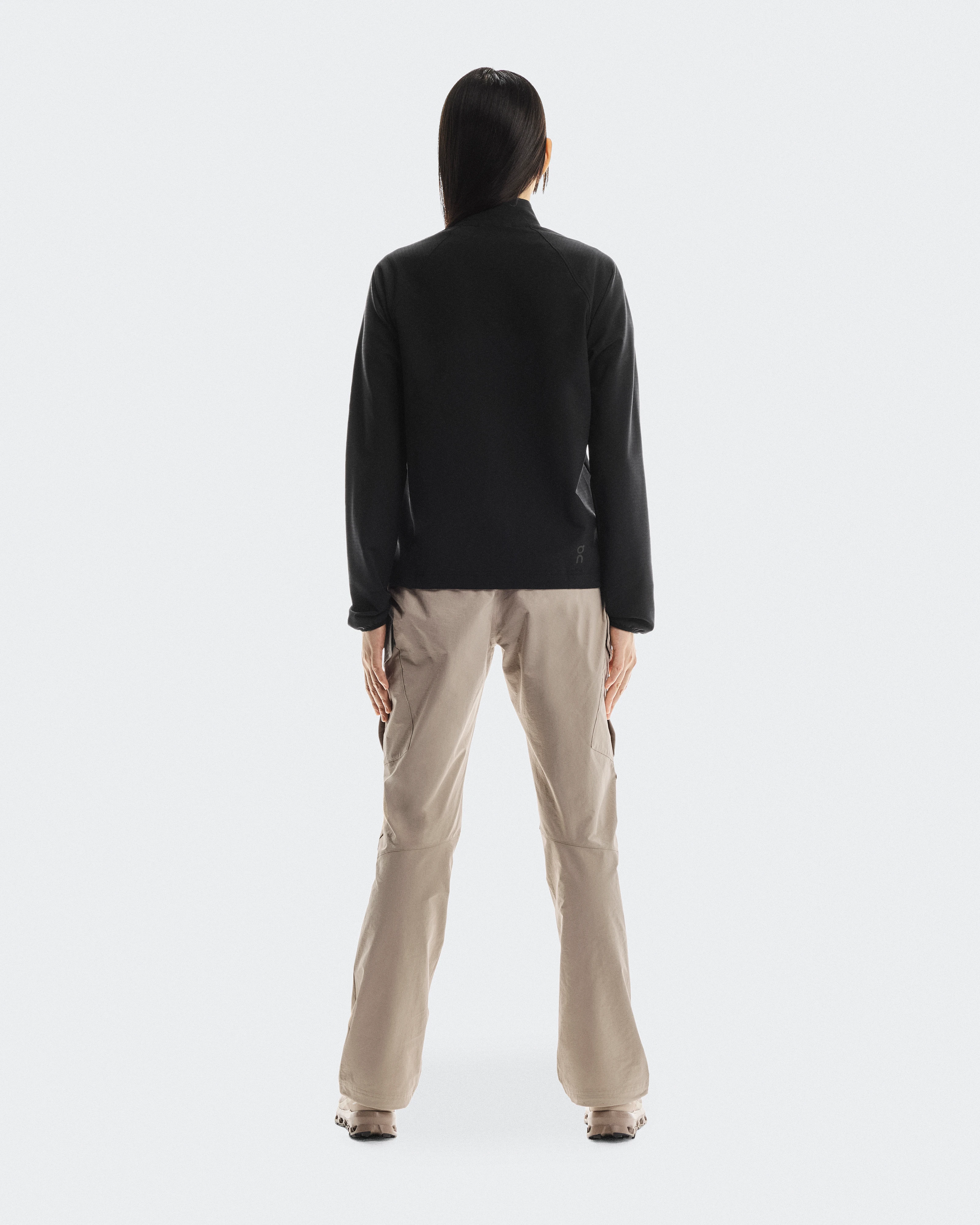 On Trek Quarterzip Black Femme Sweats à capuche et sweats