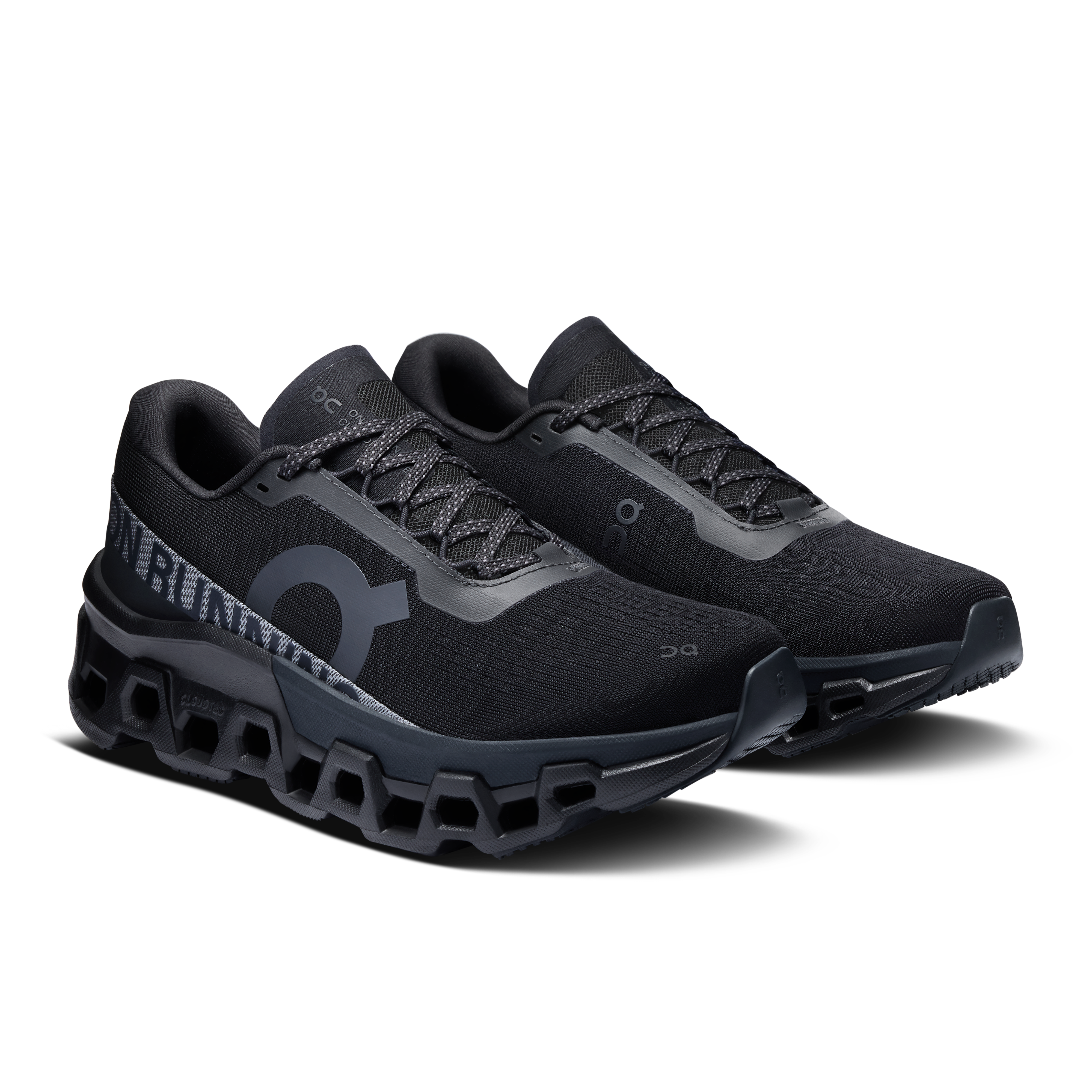 On Cloudmonster 2 Black & Eclipse Femme Running sur route Chaussures