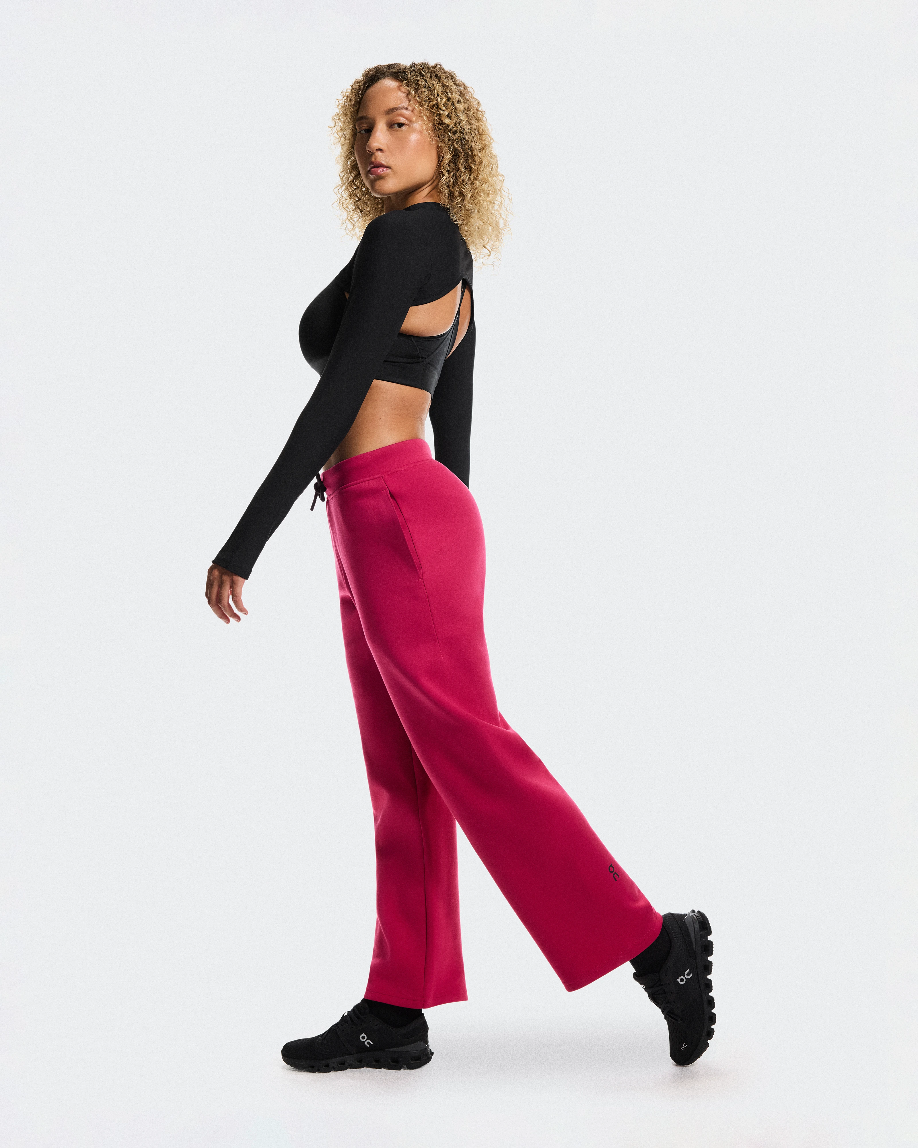 On Focus Tech Sweatpants Grenadine Femme Pantalons