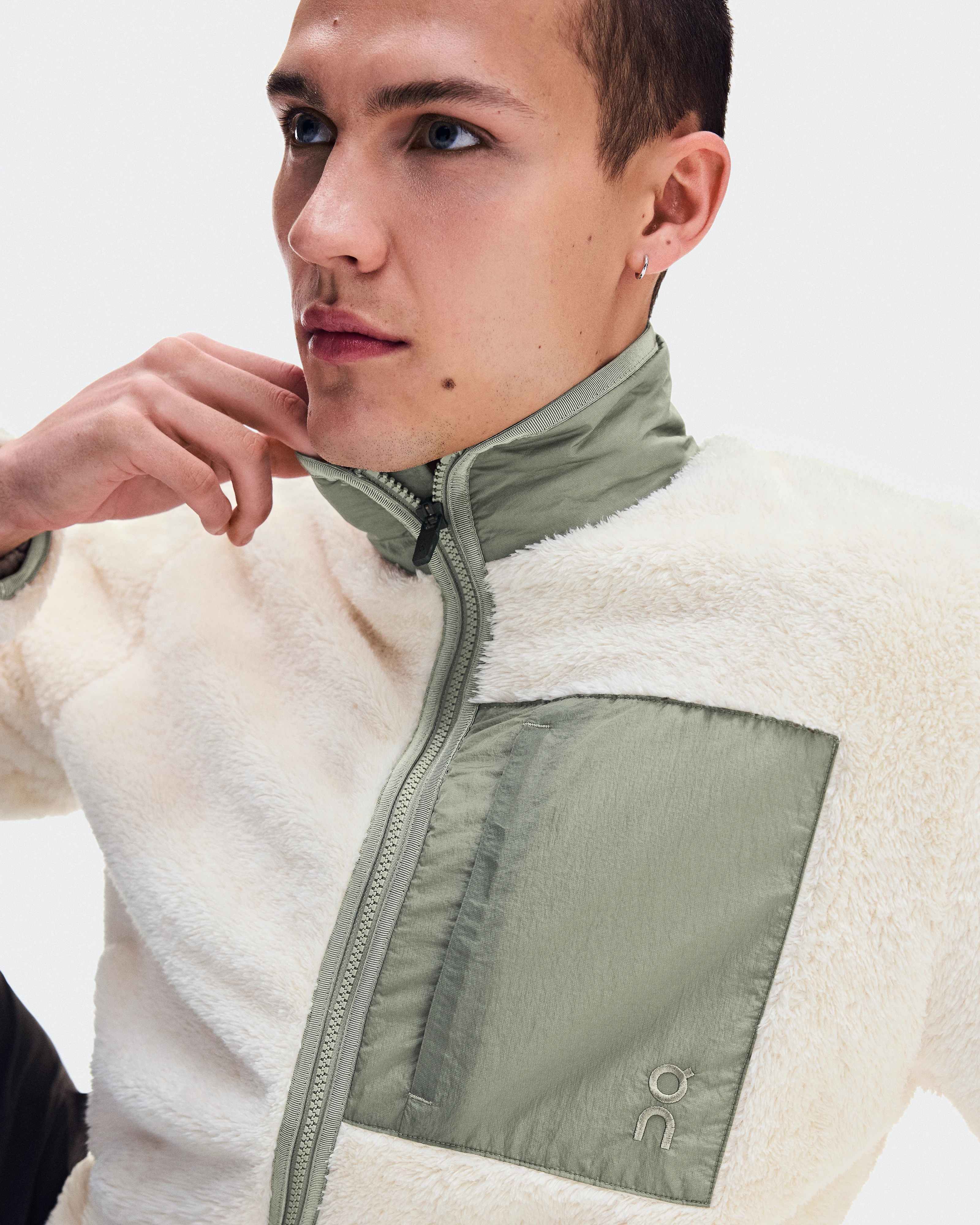 On Ascent Fleece Jacket Chantilly Unisexe Vestes