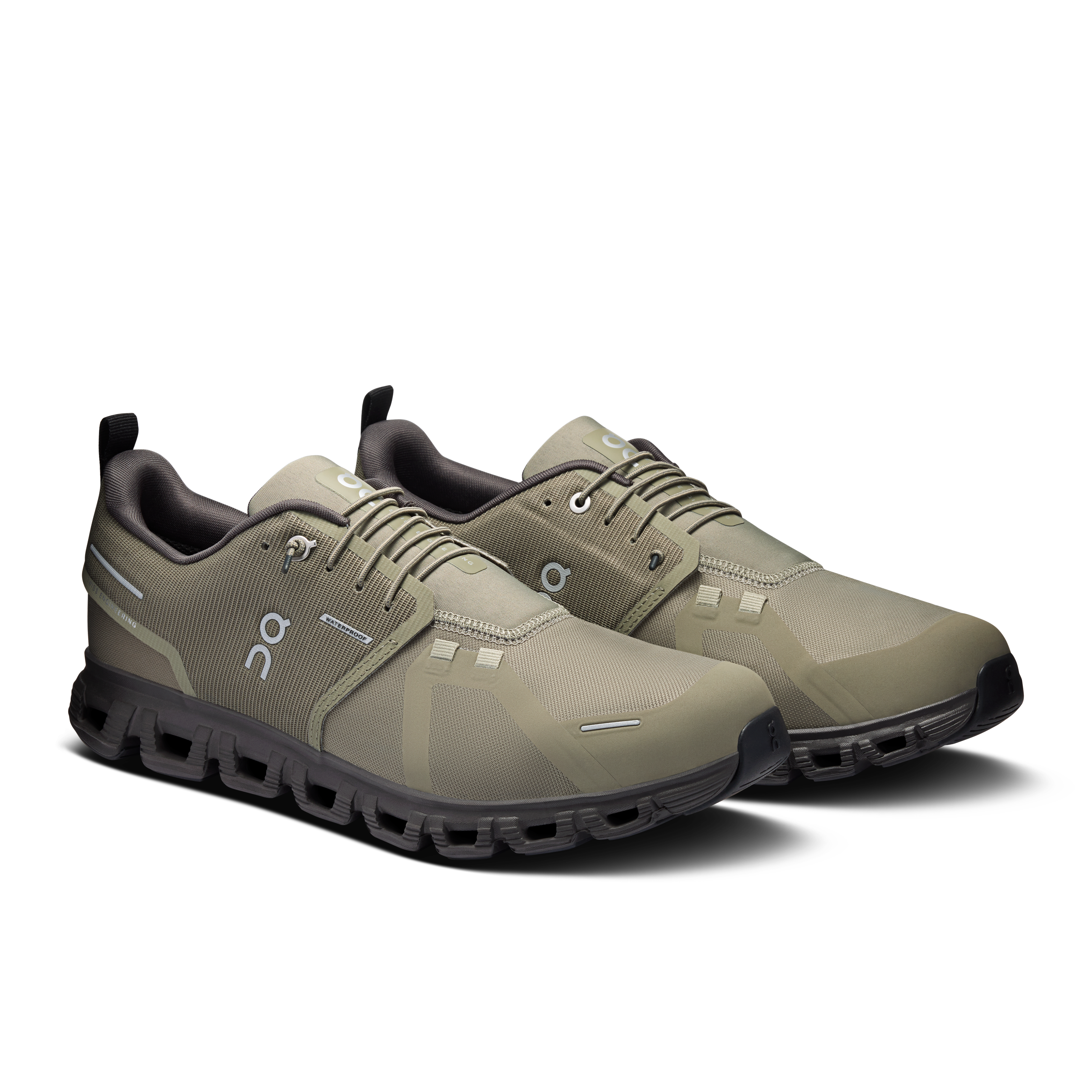 On Cloud 6 Waterproof Olive & Espresso Homme Active Life Chaussures