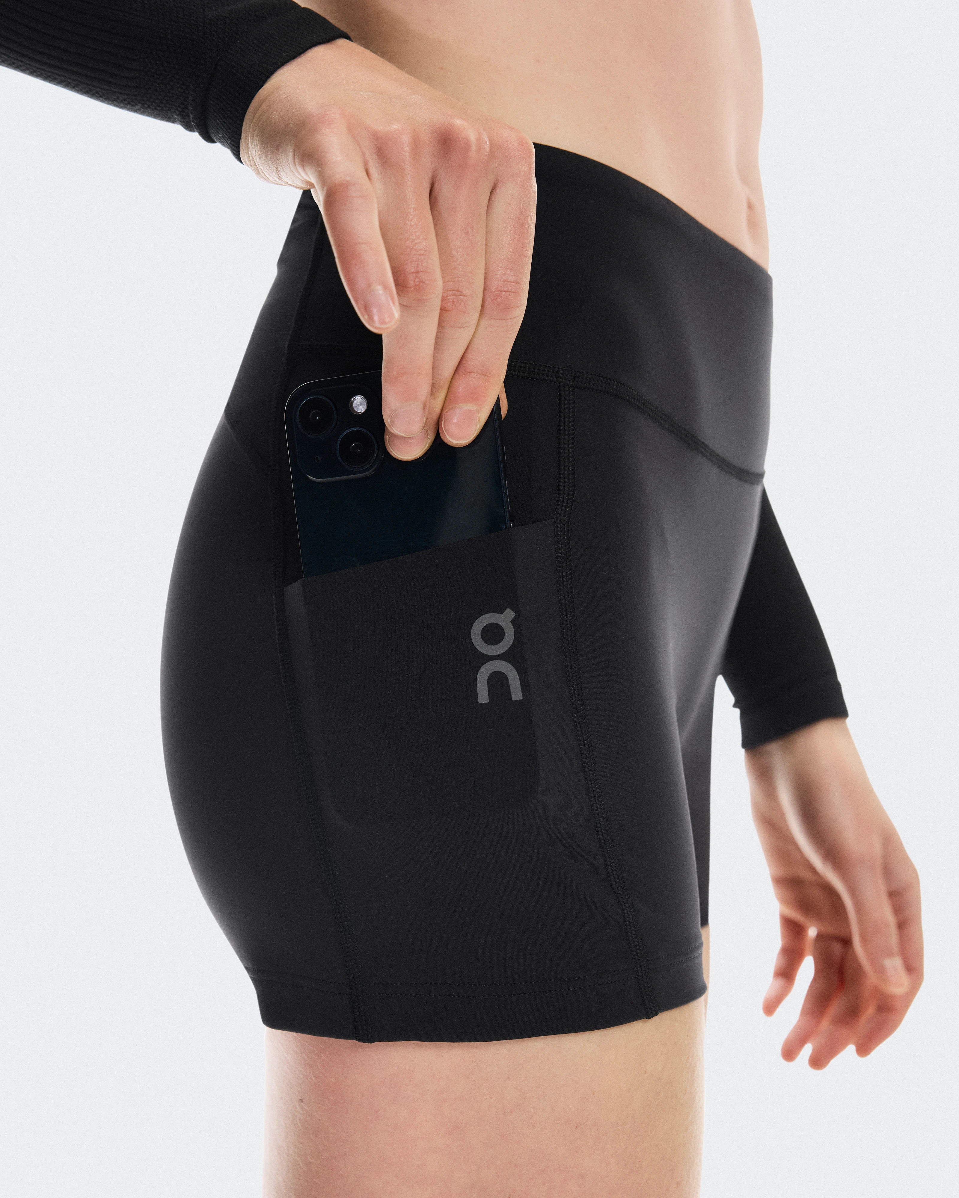 On 3" Performance Tights Black Femme Leggings