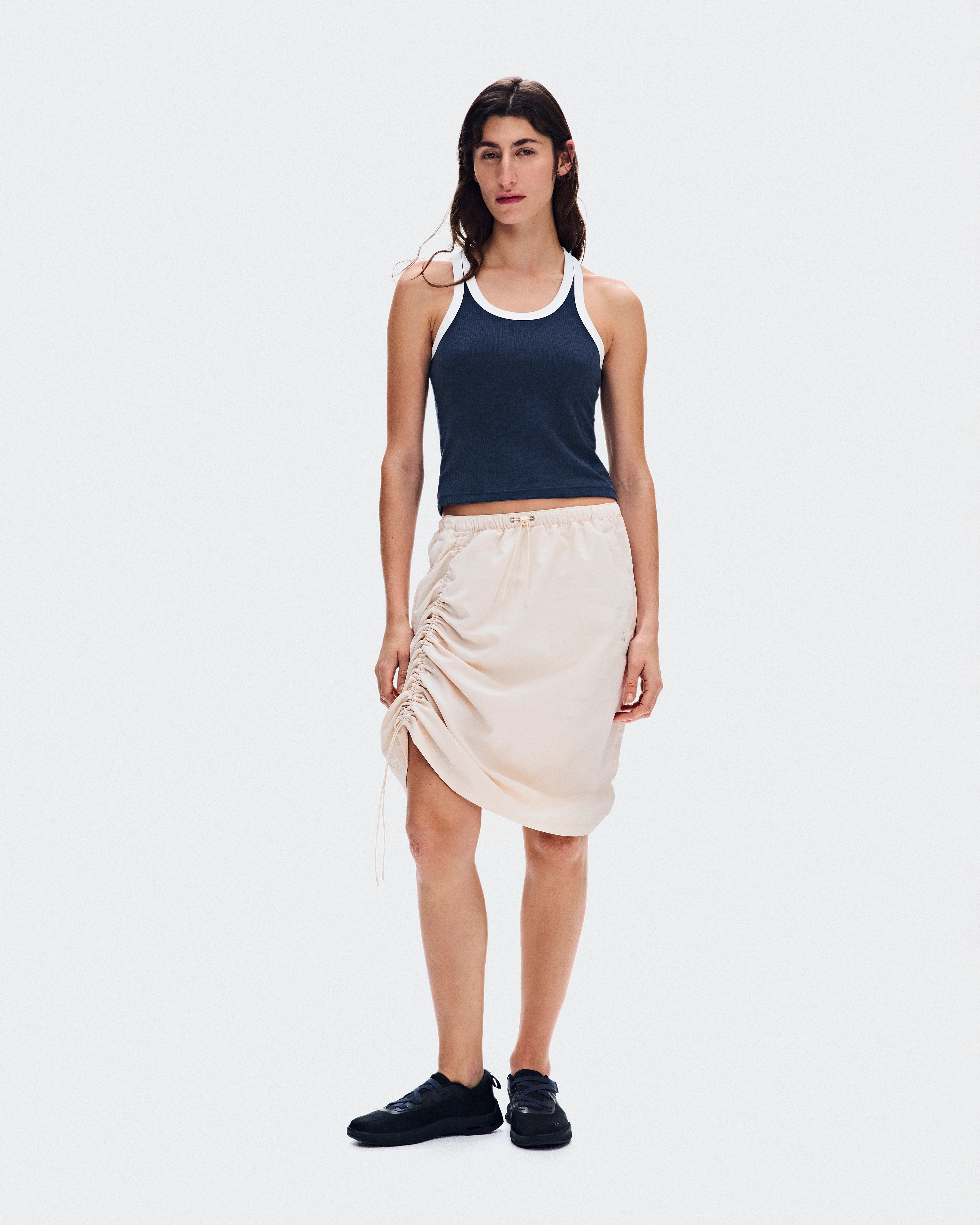 On All-Day Ribbed Tank Midnight Femme Hauts et t-shirts