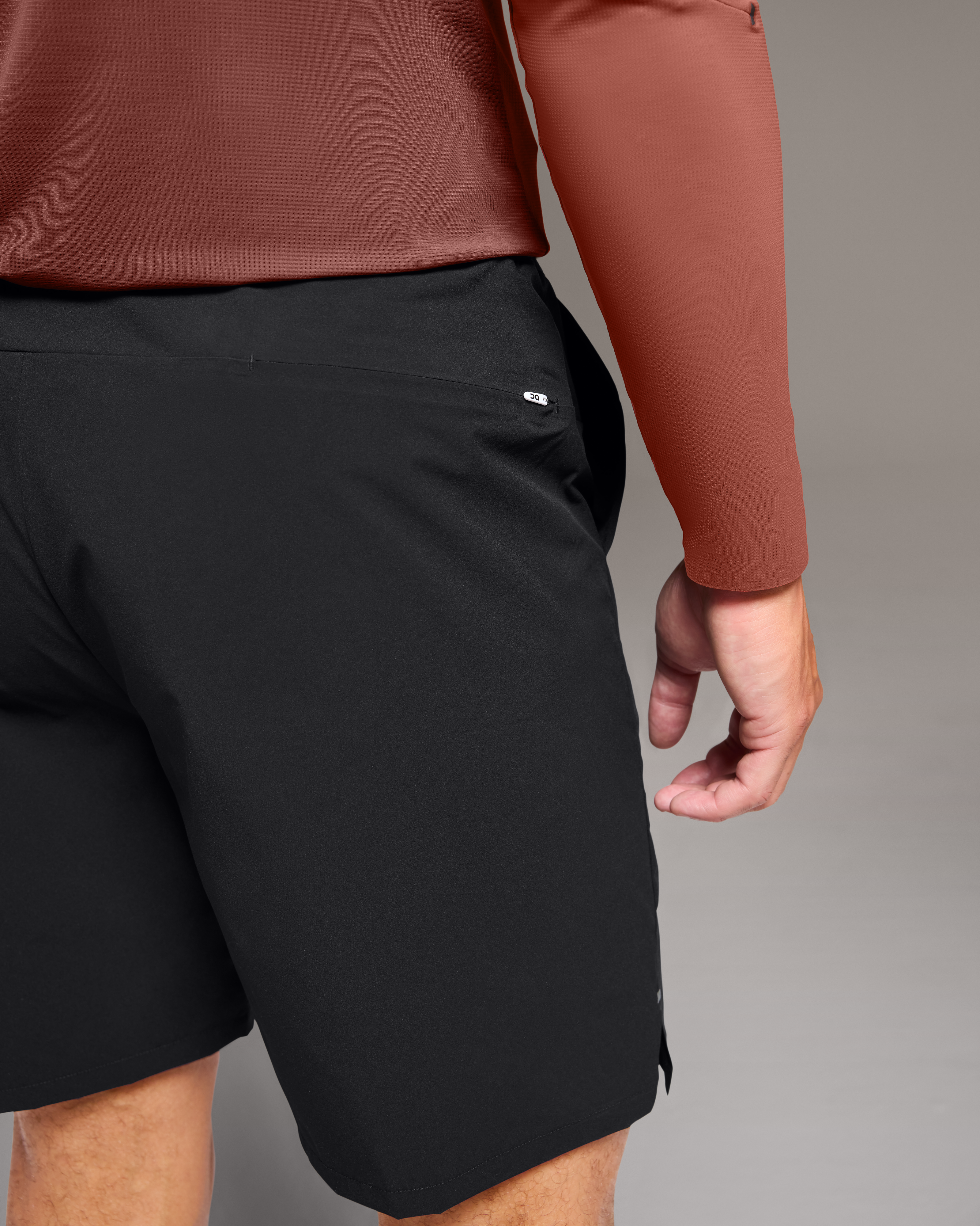 On Performance Hybrid Short Black Homme Shorts