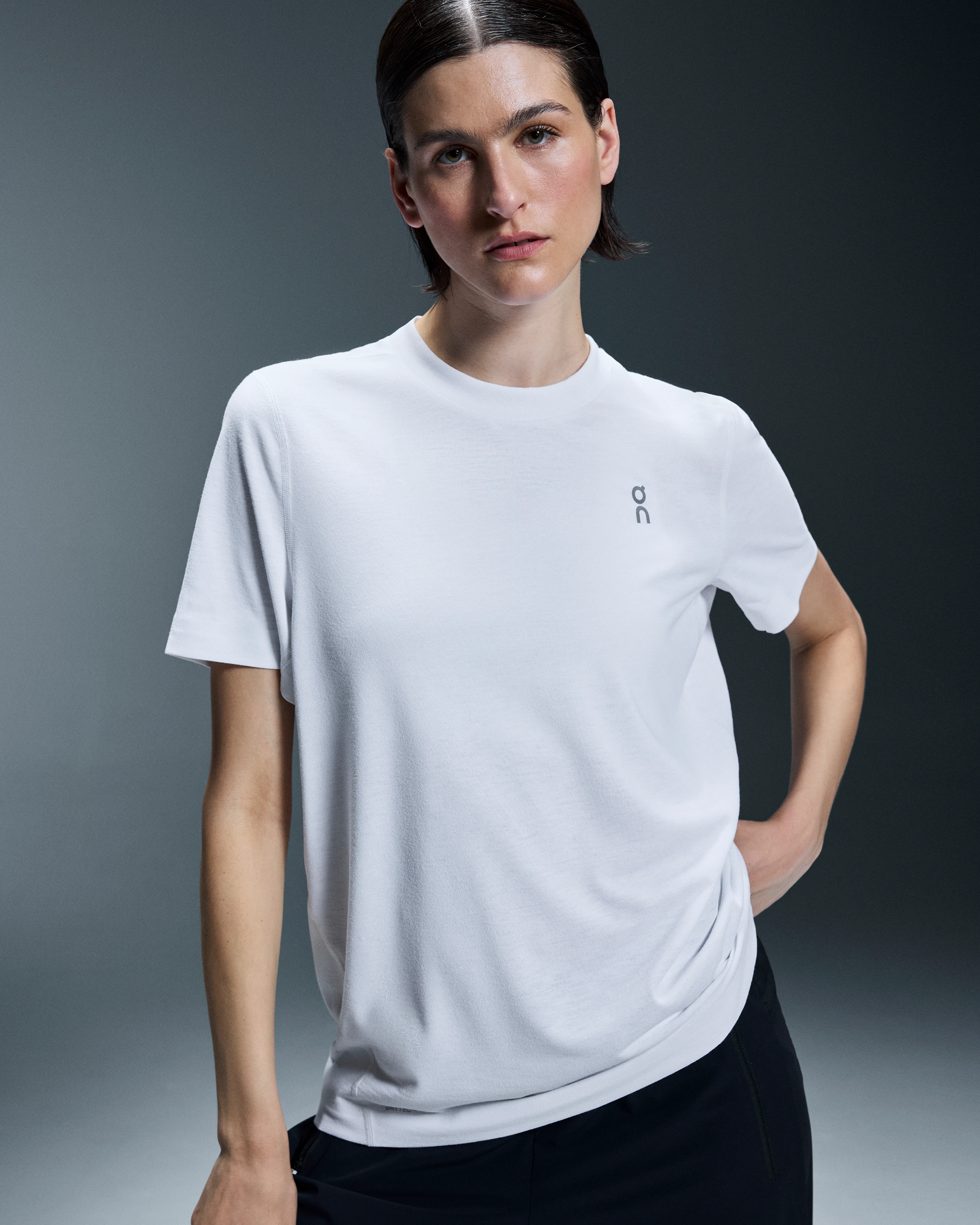 On Train-T White Femme Hauts et t-shirts