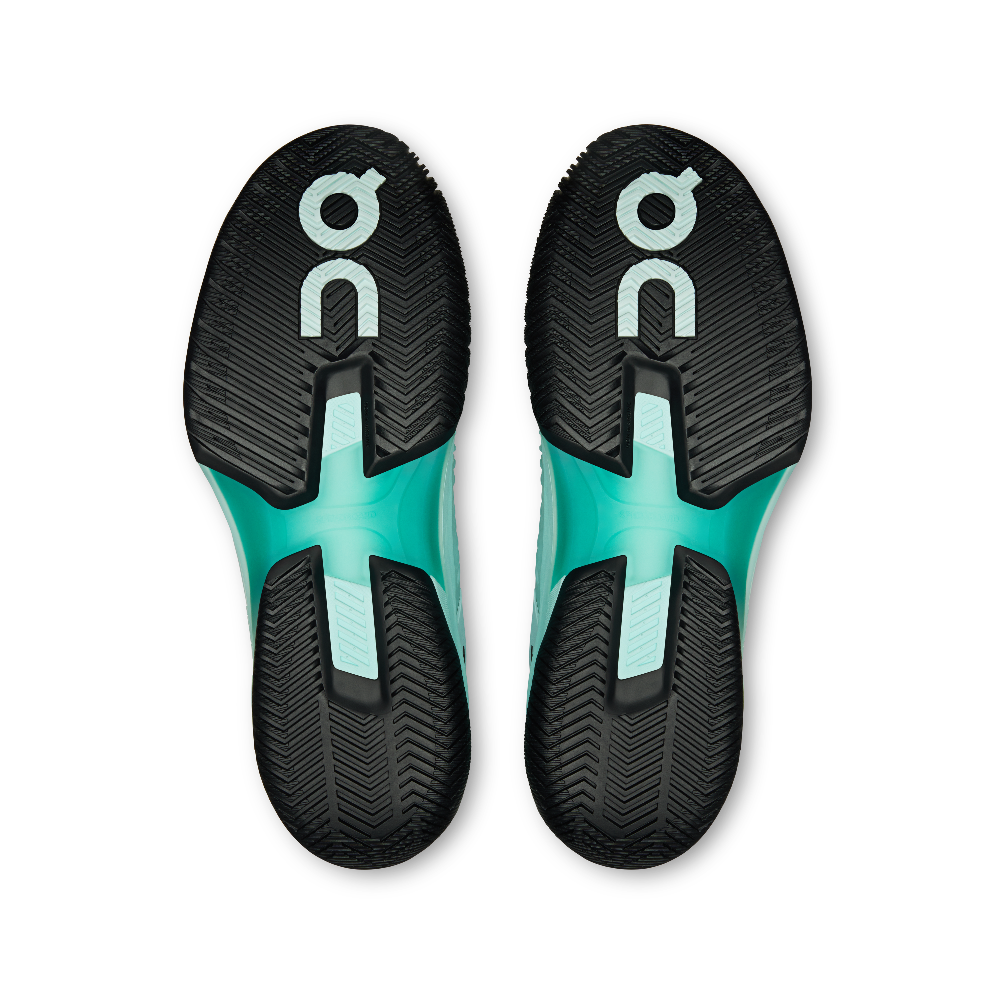 On THE ROGER Pro Fire Flurry & Celeste Homme Tennis Chaussures