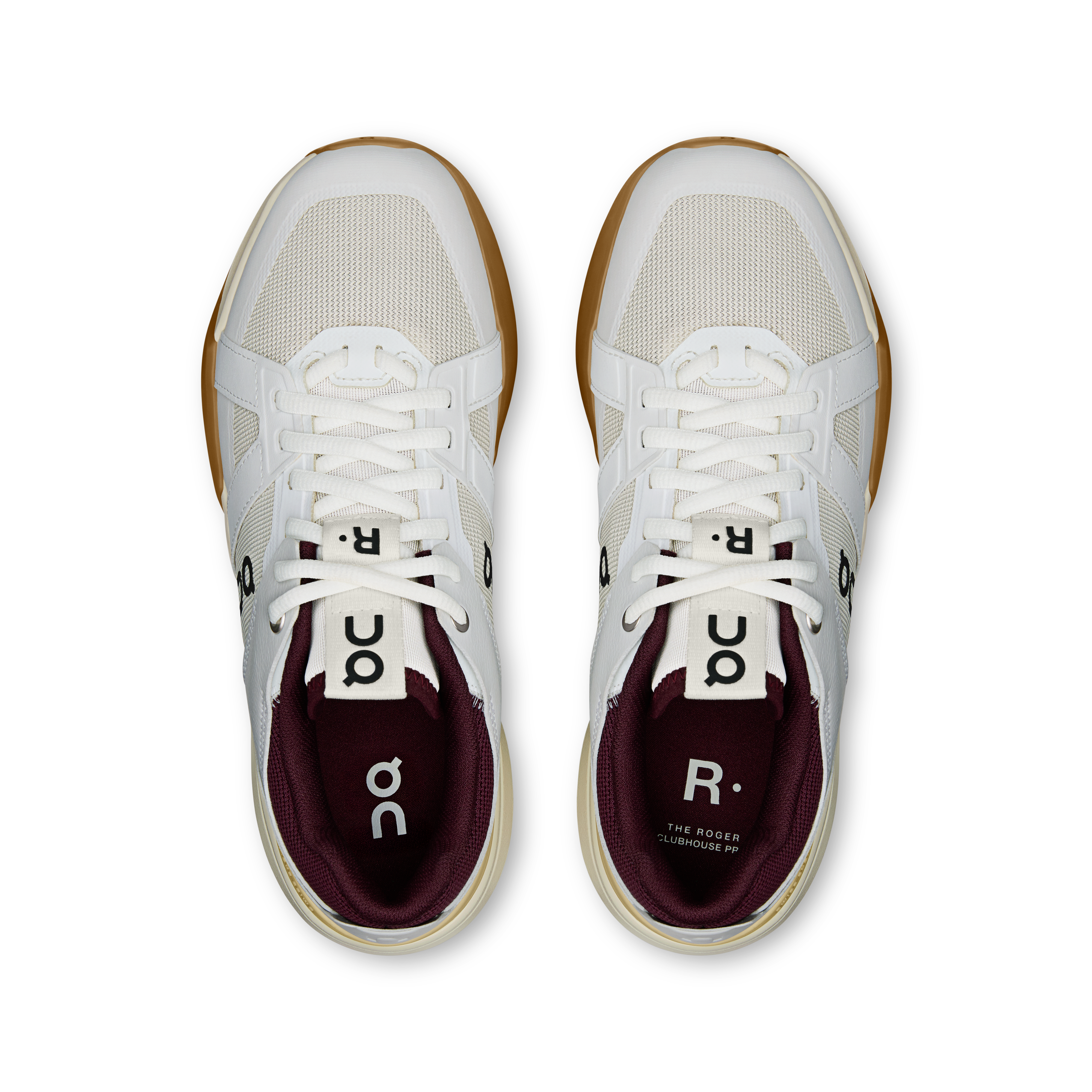 On THE ROGER Clubhouse Pro White & Ivory Femme Tennis Chaussures