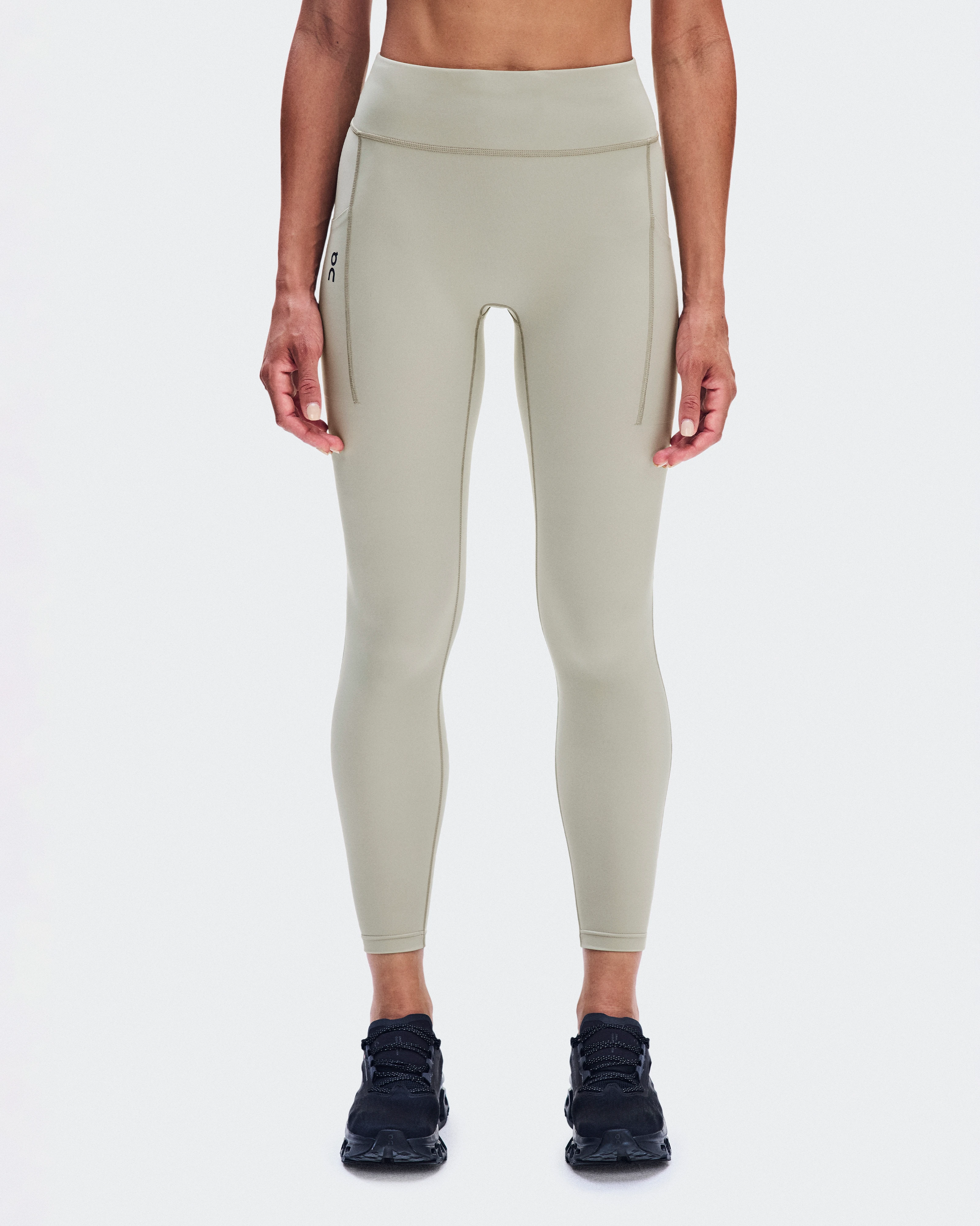 On Performance Tights 7/8 Brume Femme Leggings