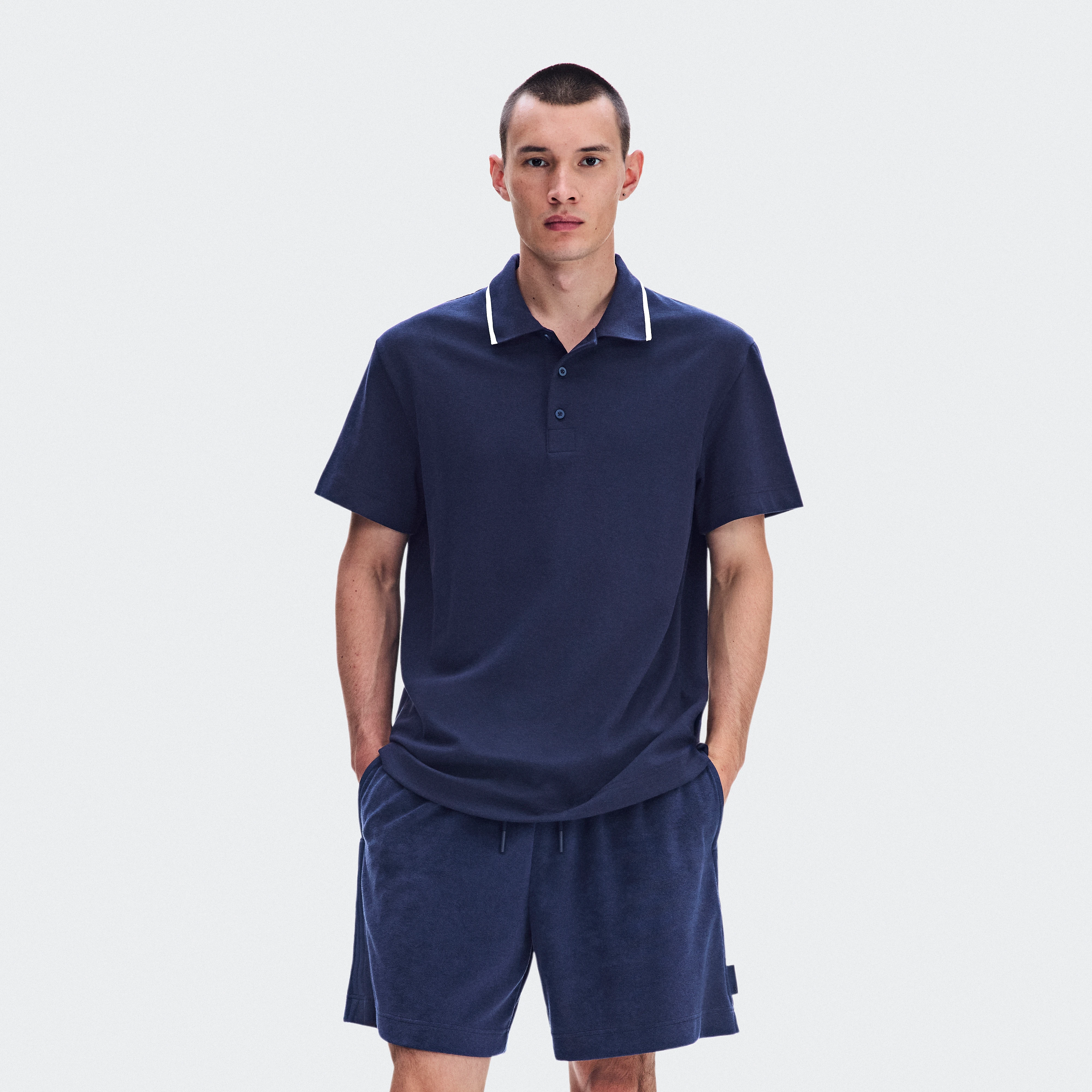 On Courtside Polo Inkwell Homme – Style tennis, hors courts, confort au quotidien Hauts et t-shirts