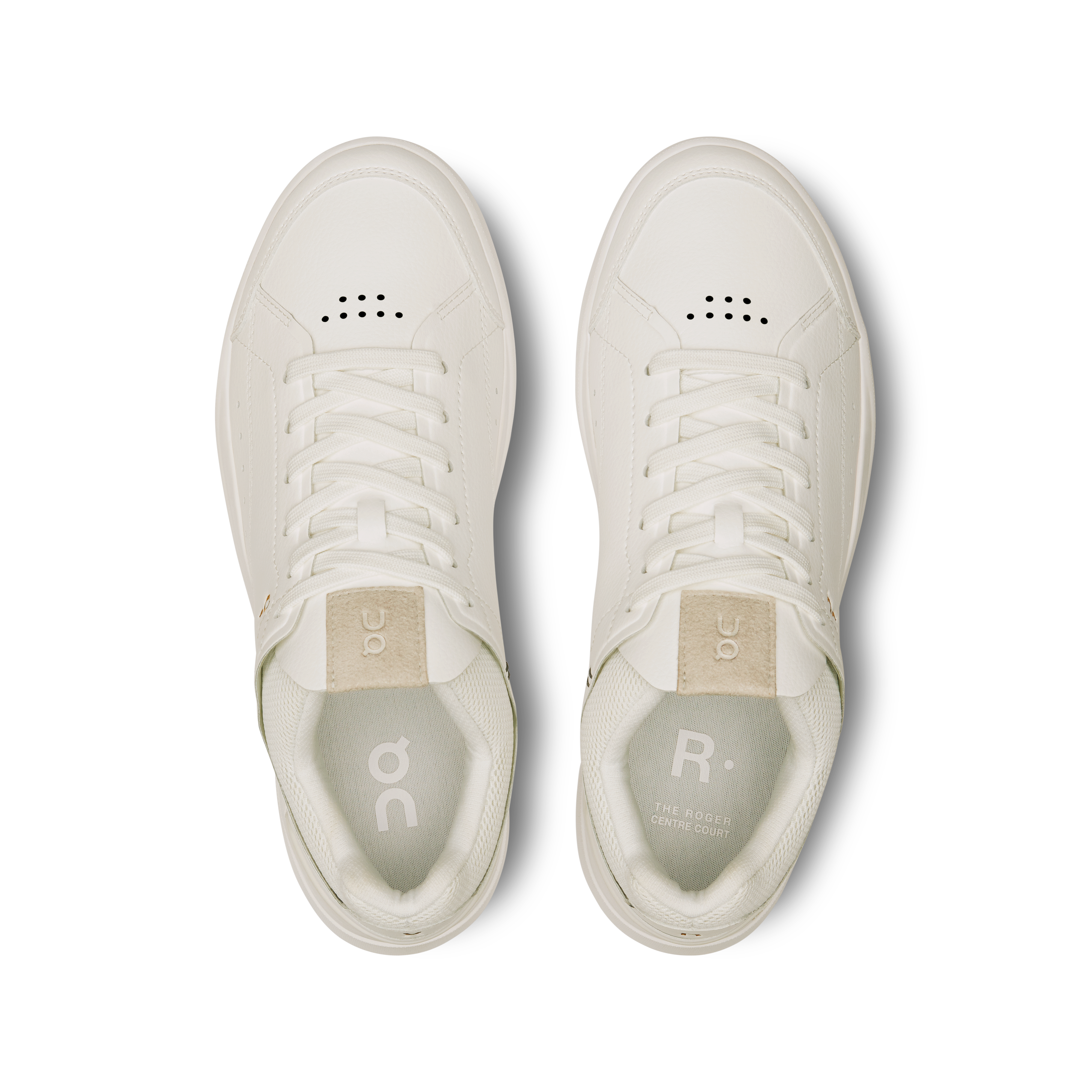 On THE ROGER Centre Court White & Gum Femme Active Life Chaussures