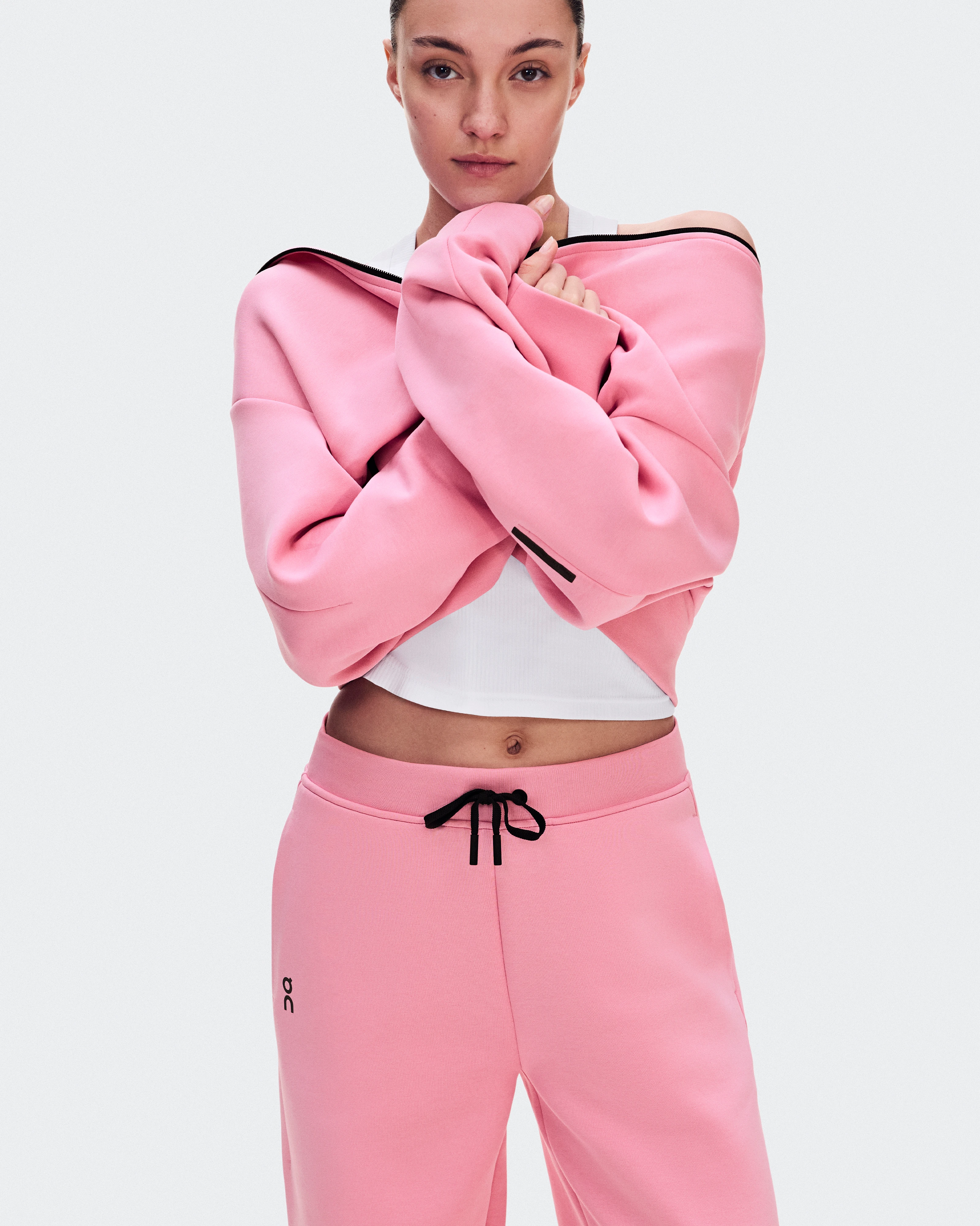 On Focus Tech Sweatpants Magnolia Femme Pantalons