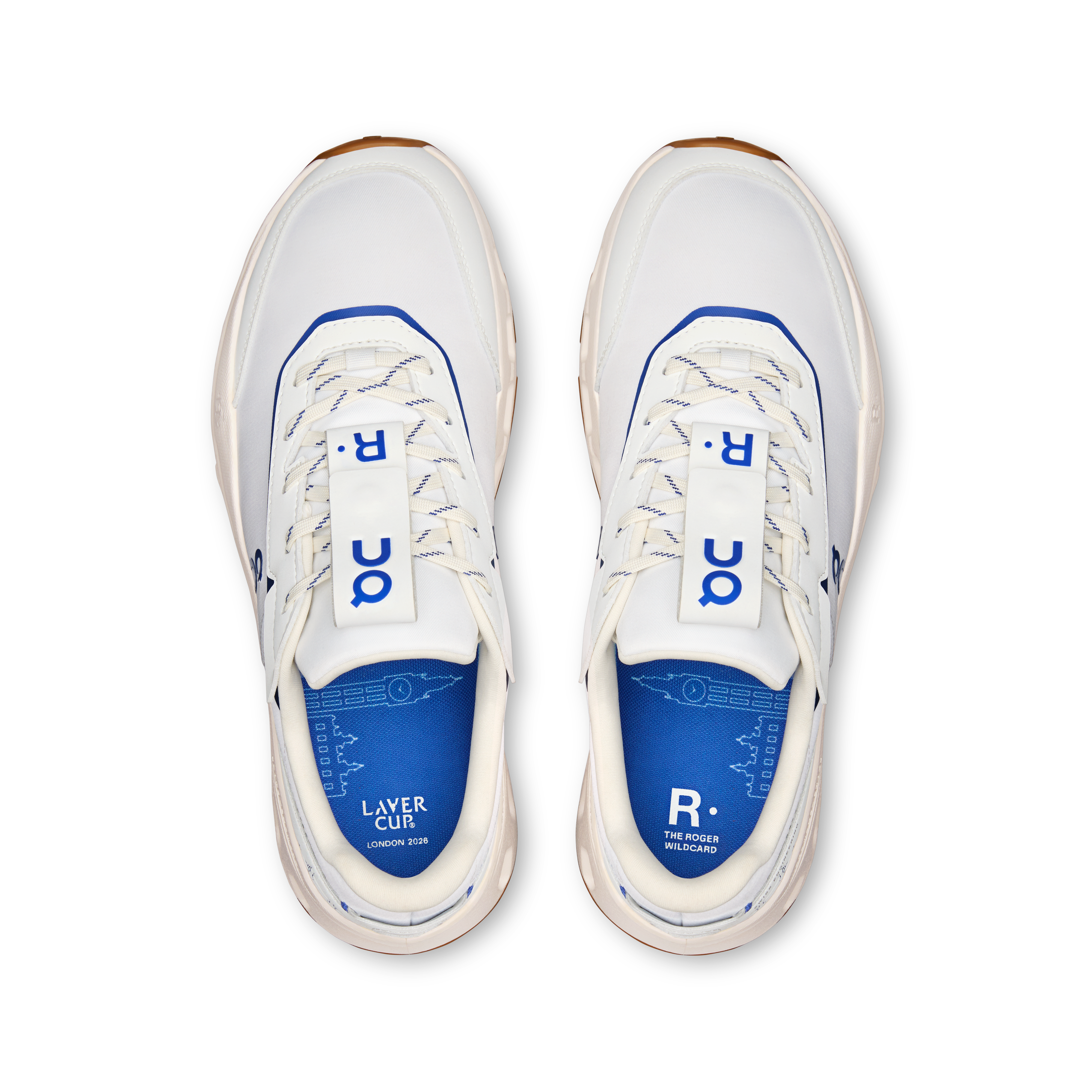 On THE ROGER Wildcard LC White & Indigo Femme Active Life Chaussures